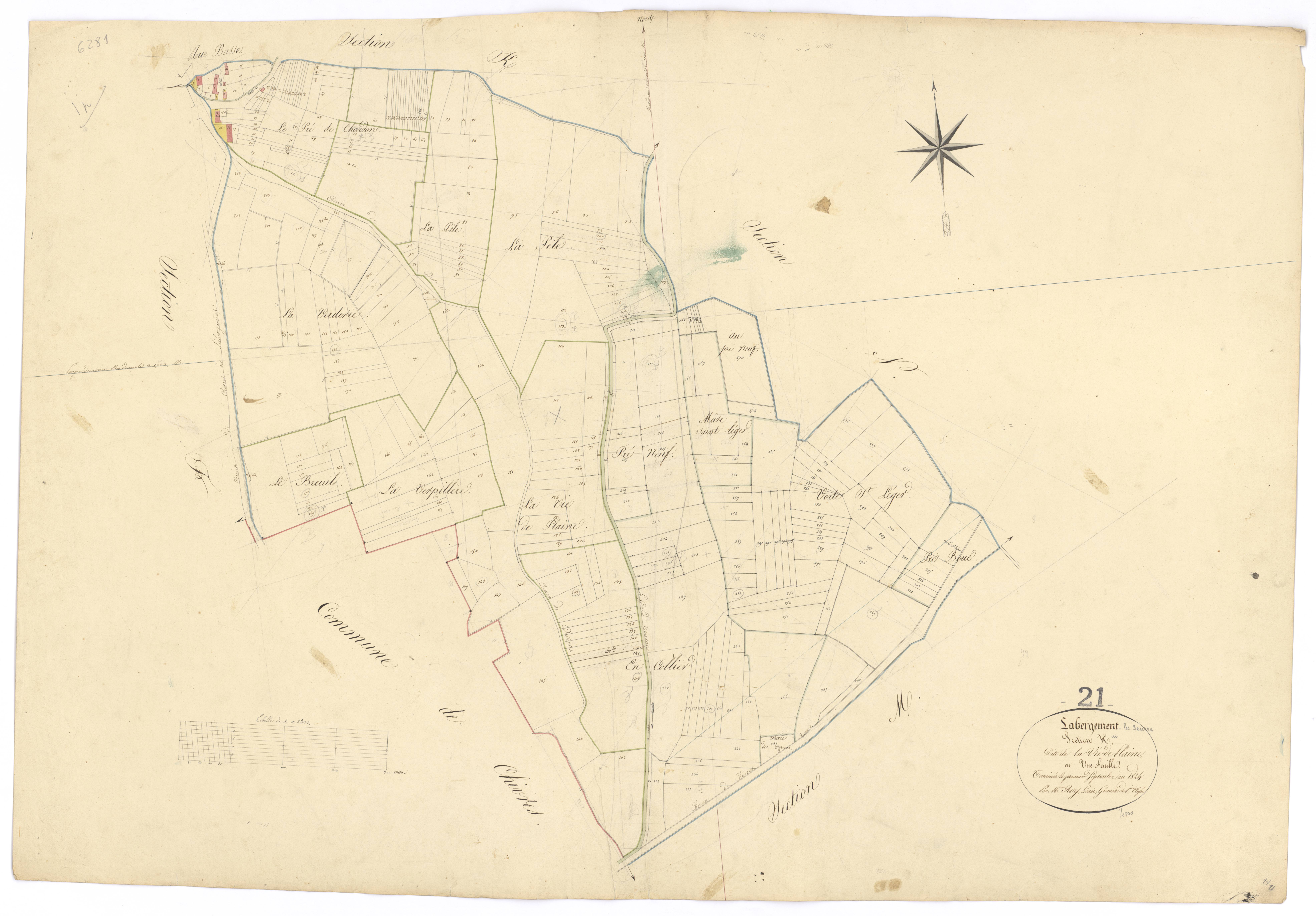 Labergement-lès-Seurre - Section H - 3 P PLAN 3/12