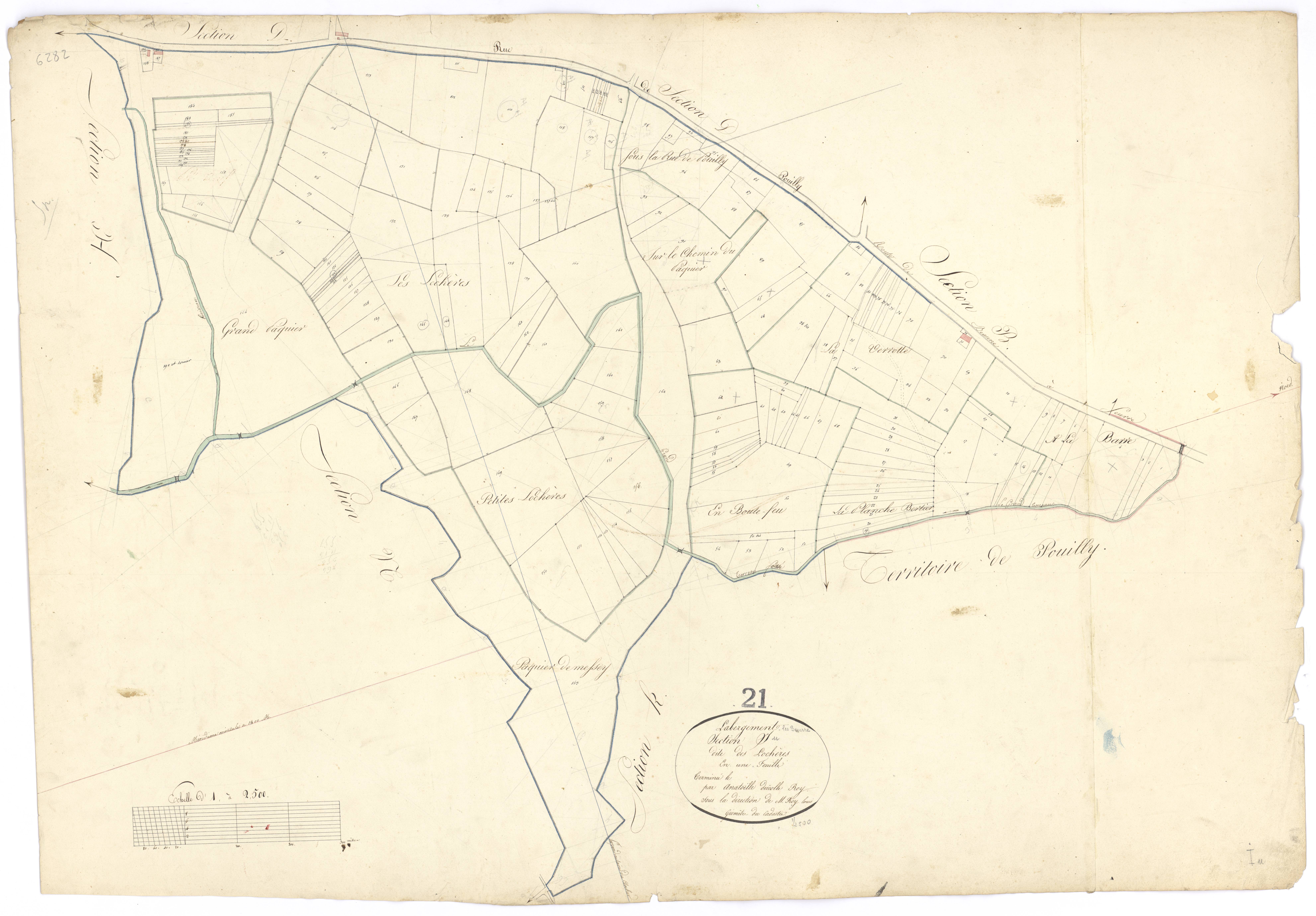 Labergement-lès-Seurre - Section J - 3 P PLAN 3/13