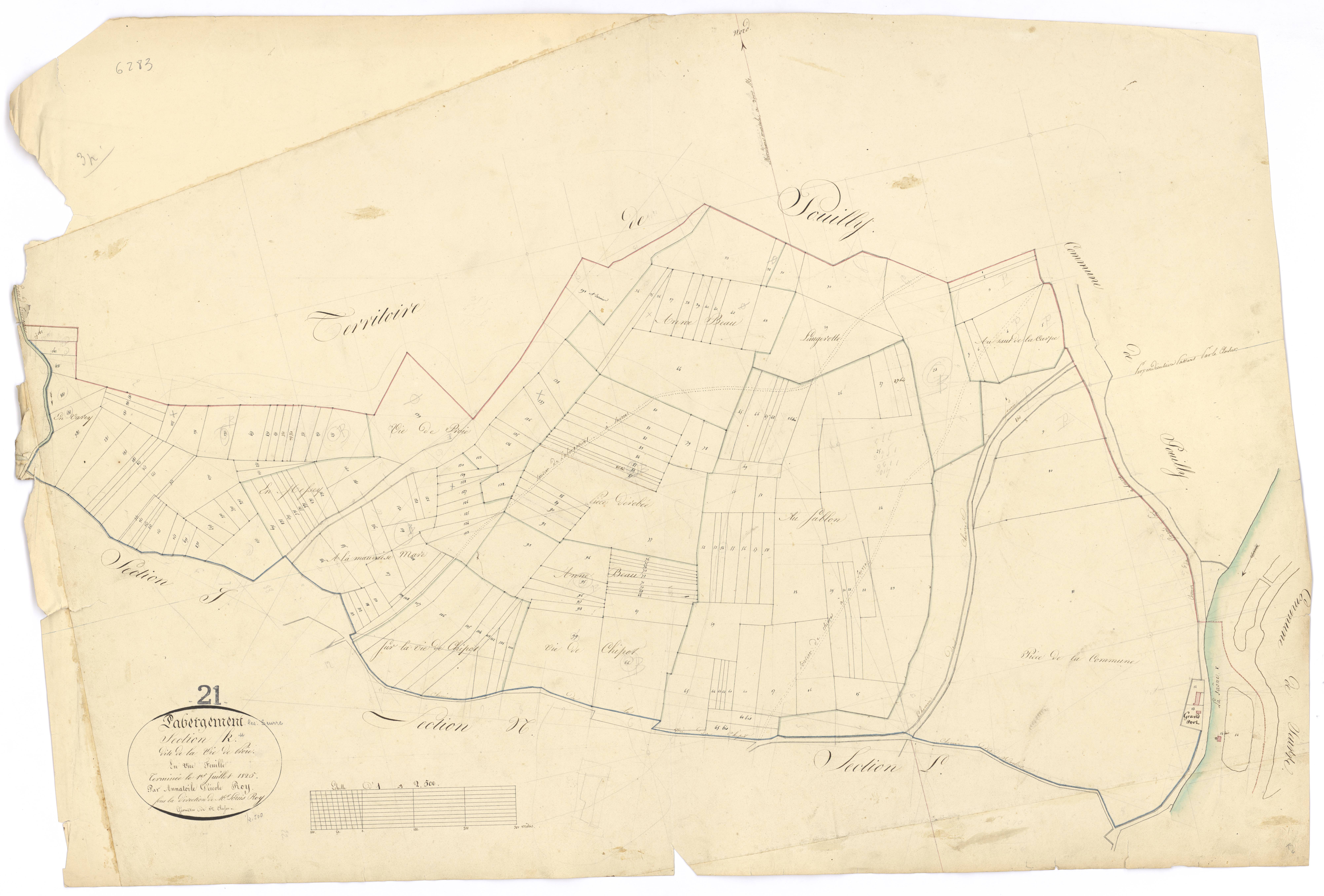 Labergement-lès-Seurre - Section K - 3 P PLAN 3/14