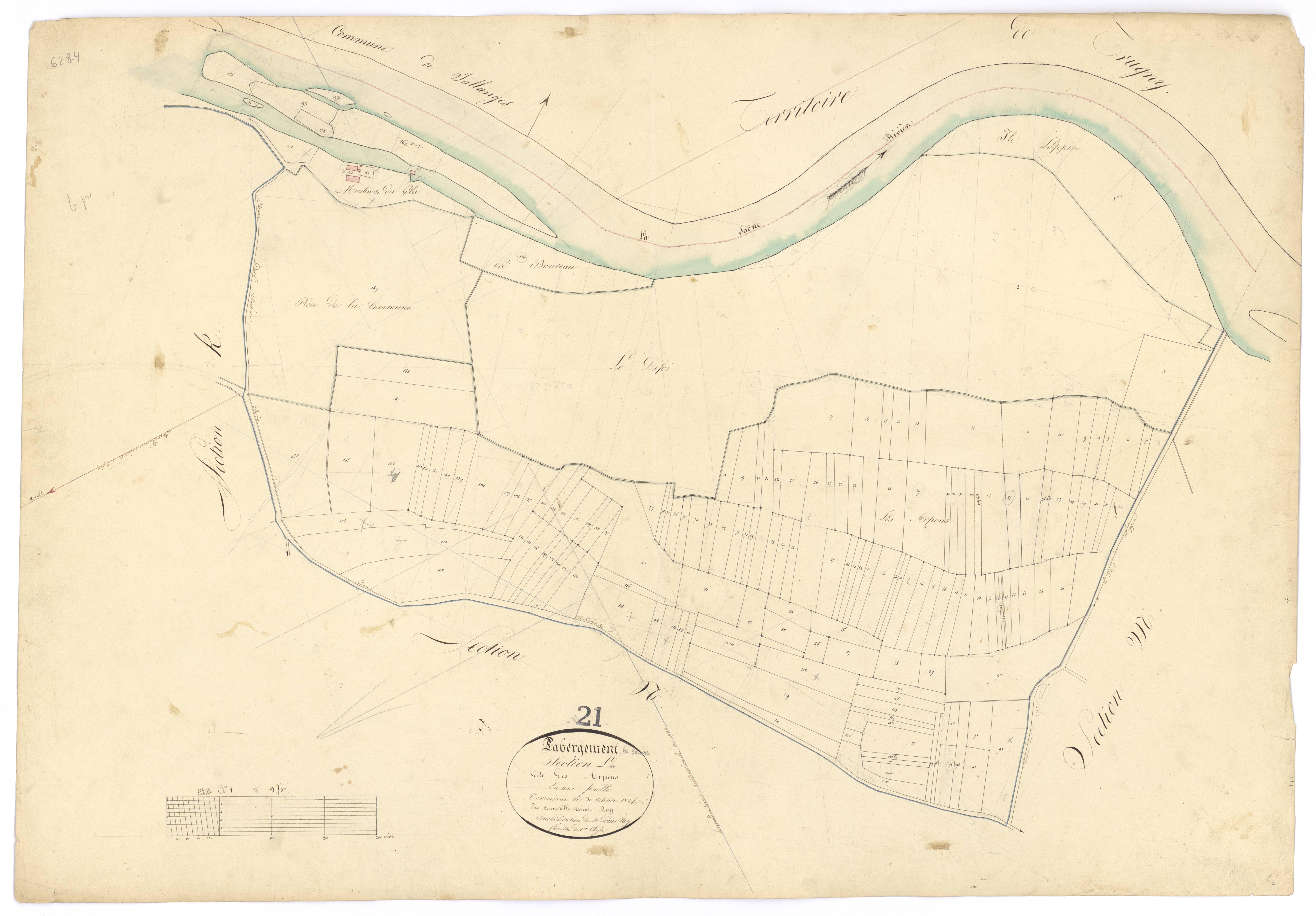 Labergement-lès-Seurre - Section L - 3 P PLAN 3/15