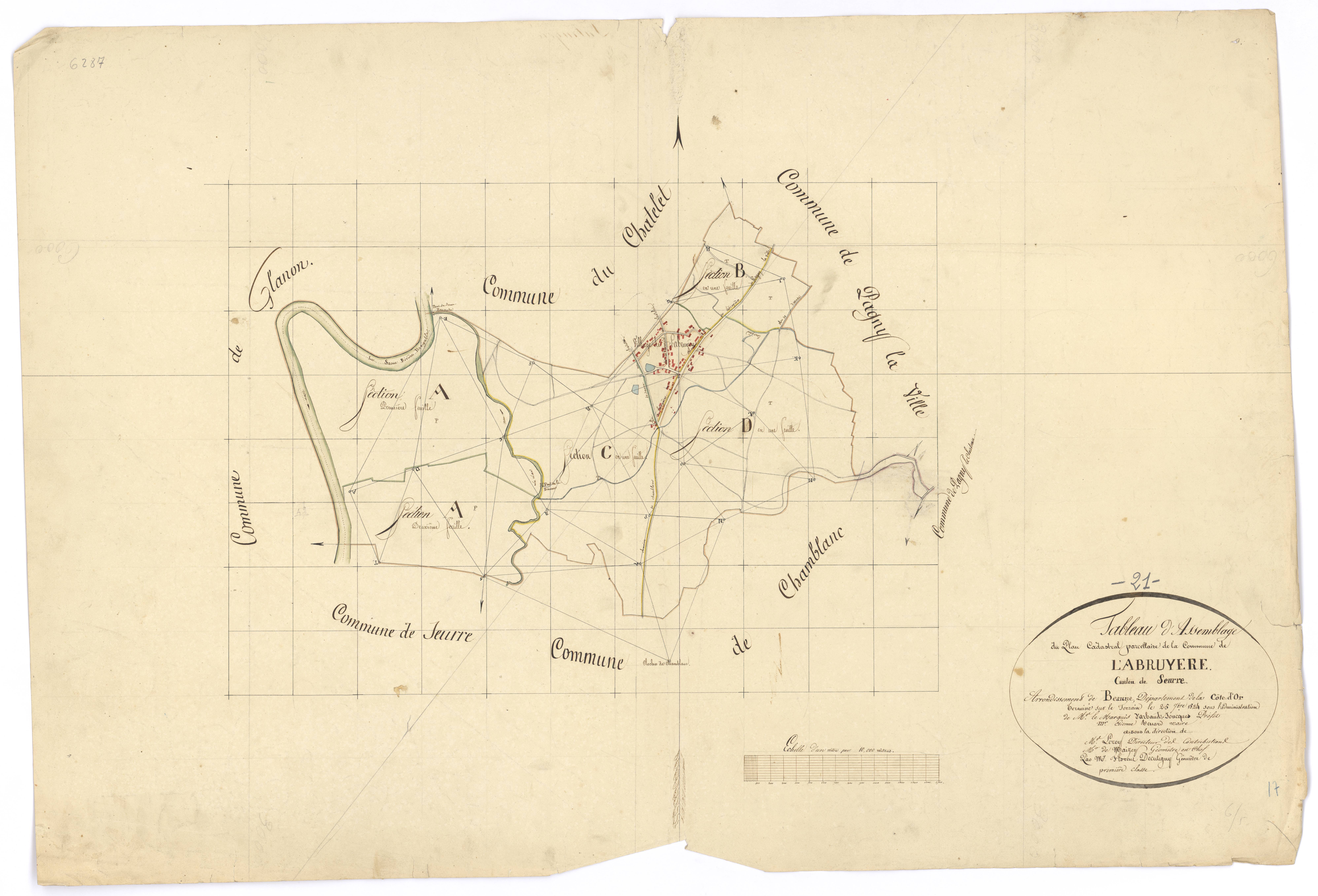 Labruyère - Tableau d'assemblage - 3 P PLAN 117/1
