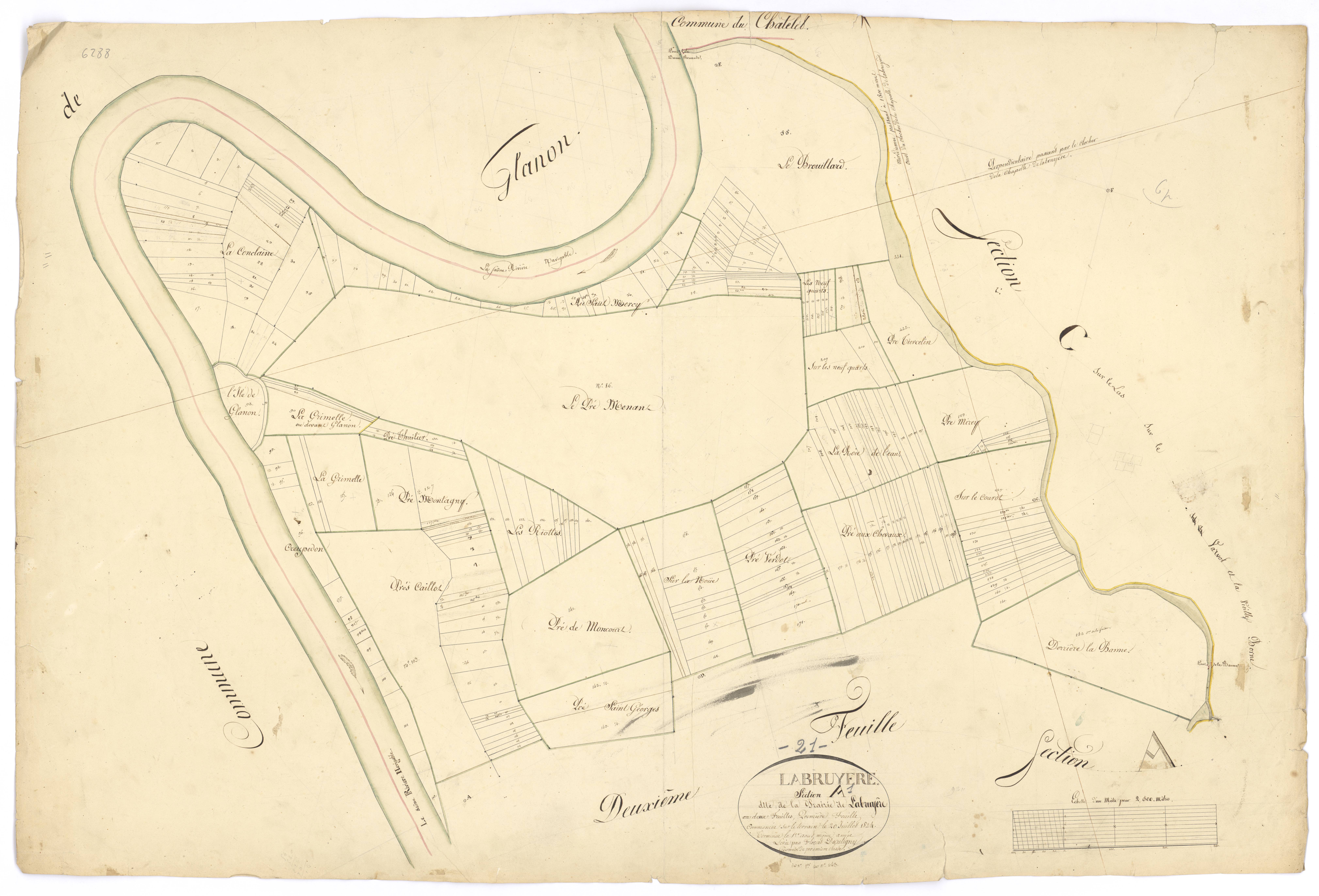 Labruyère - Section A1 - 3 P PLAN 117/2