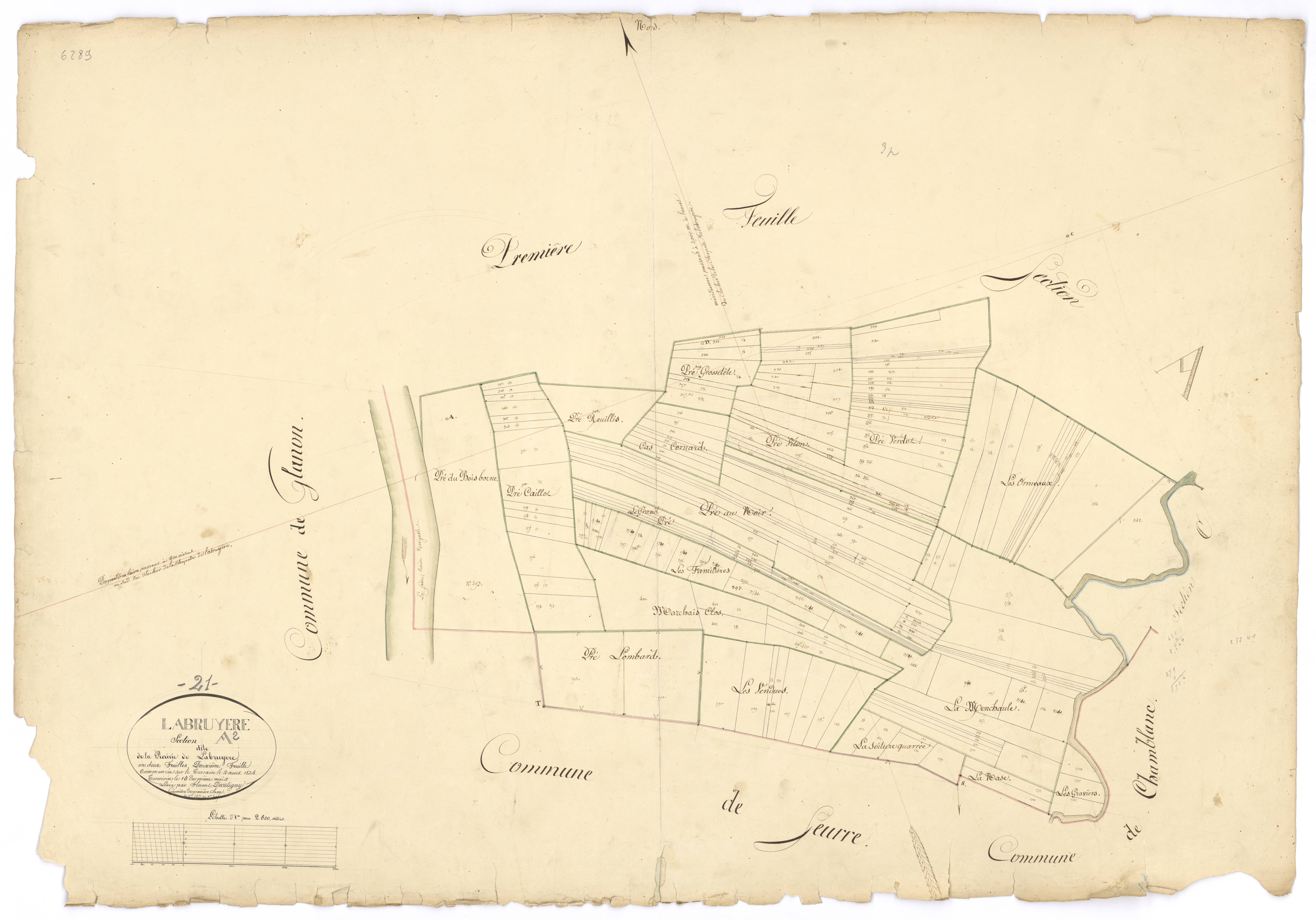Labruyère - Section A2 - 3 P PLAN 117/3