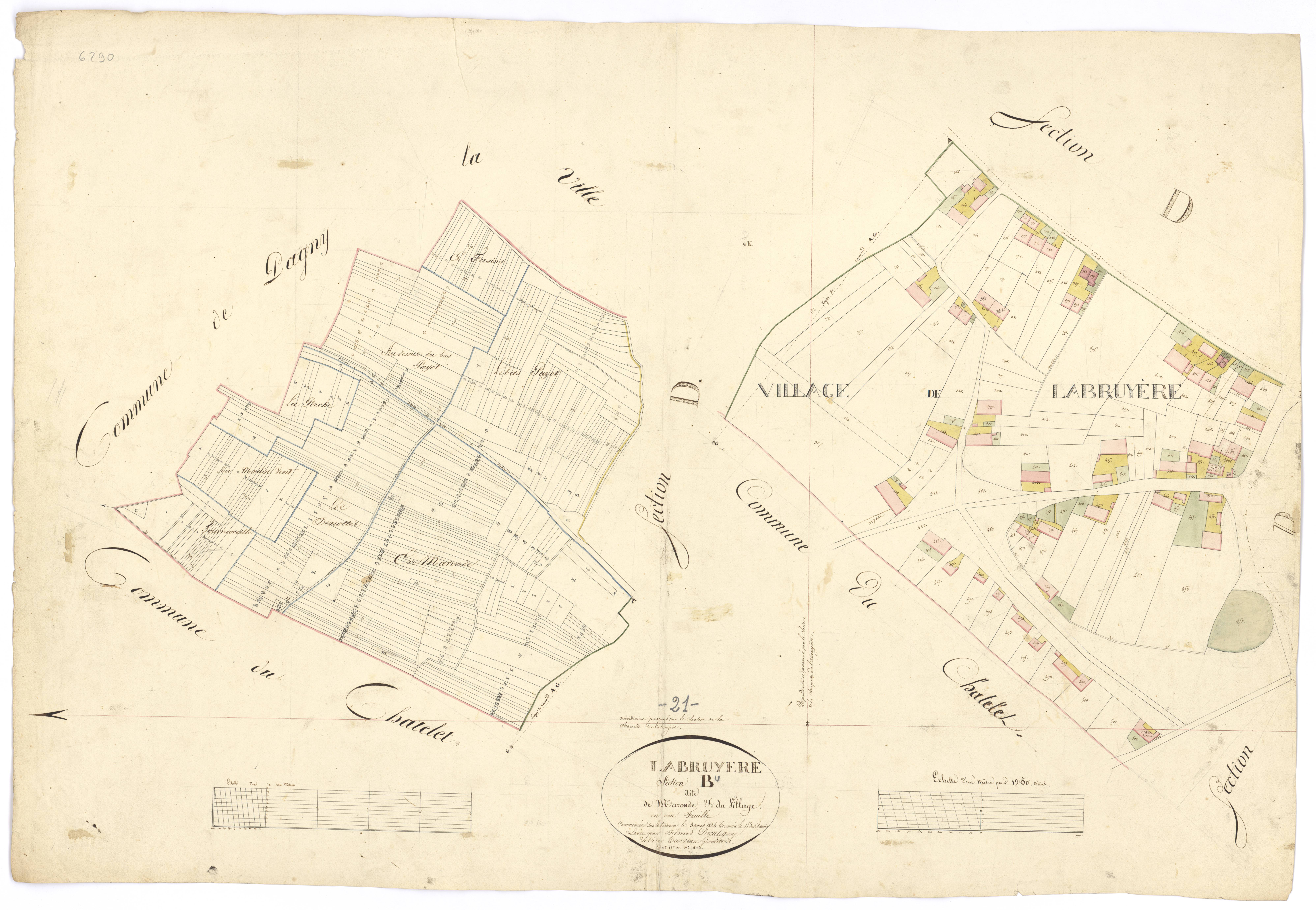 Labruyère - Section B - 3 P PLAN 117/4