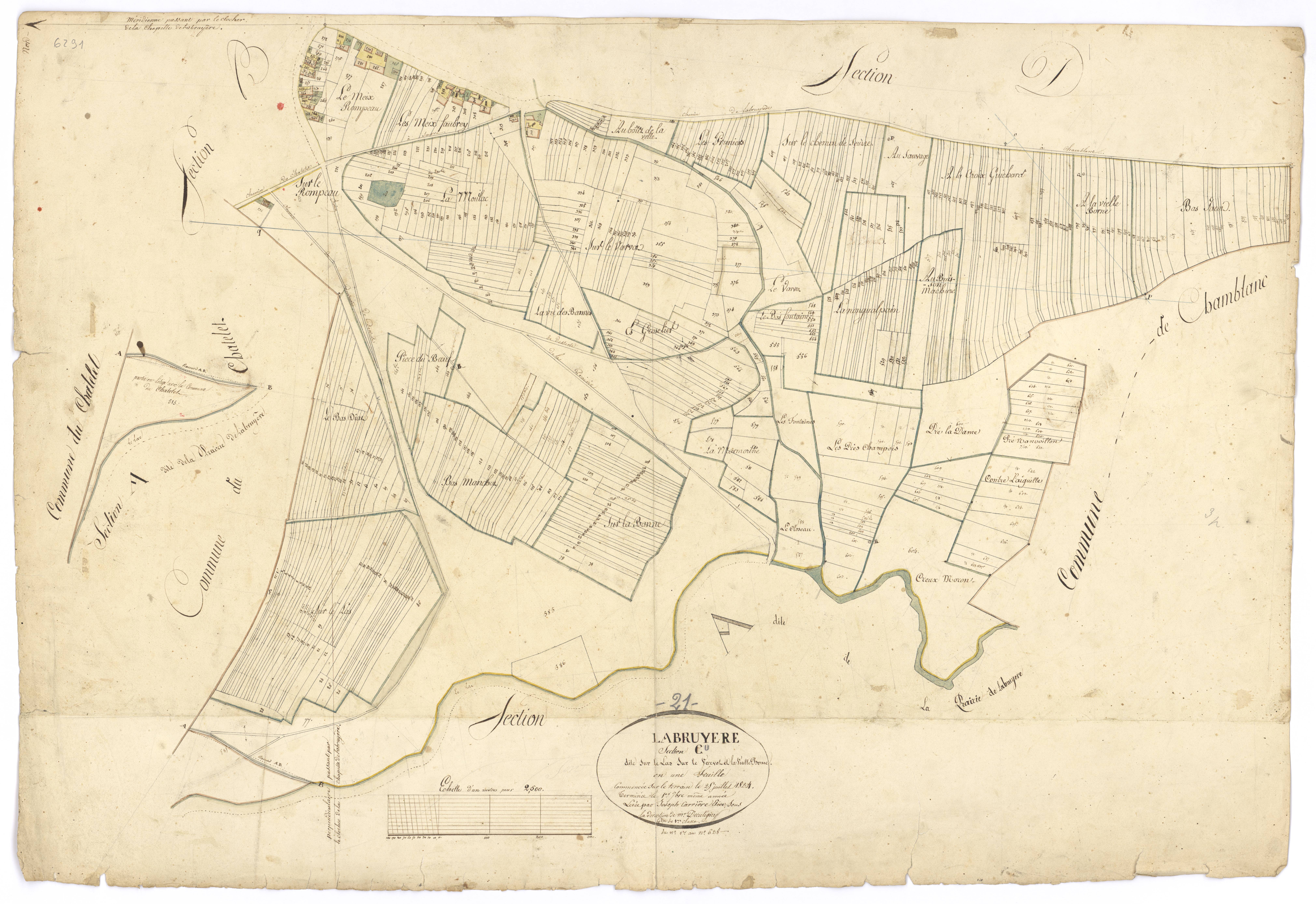 Labruyère - Section C - 3 P PLAN 117/5