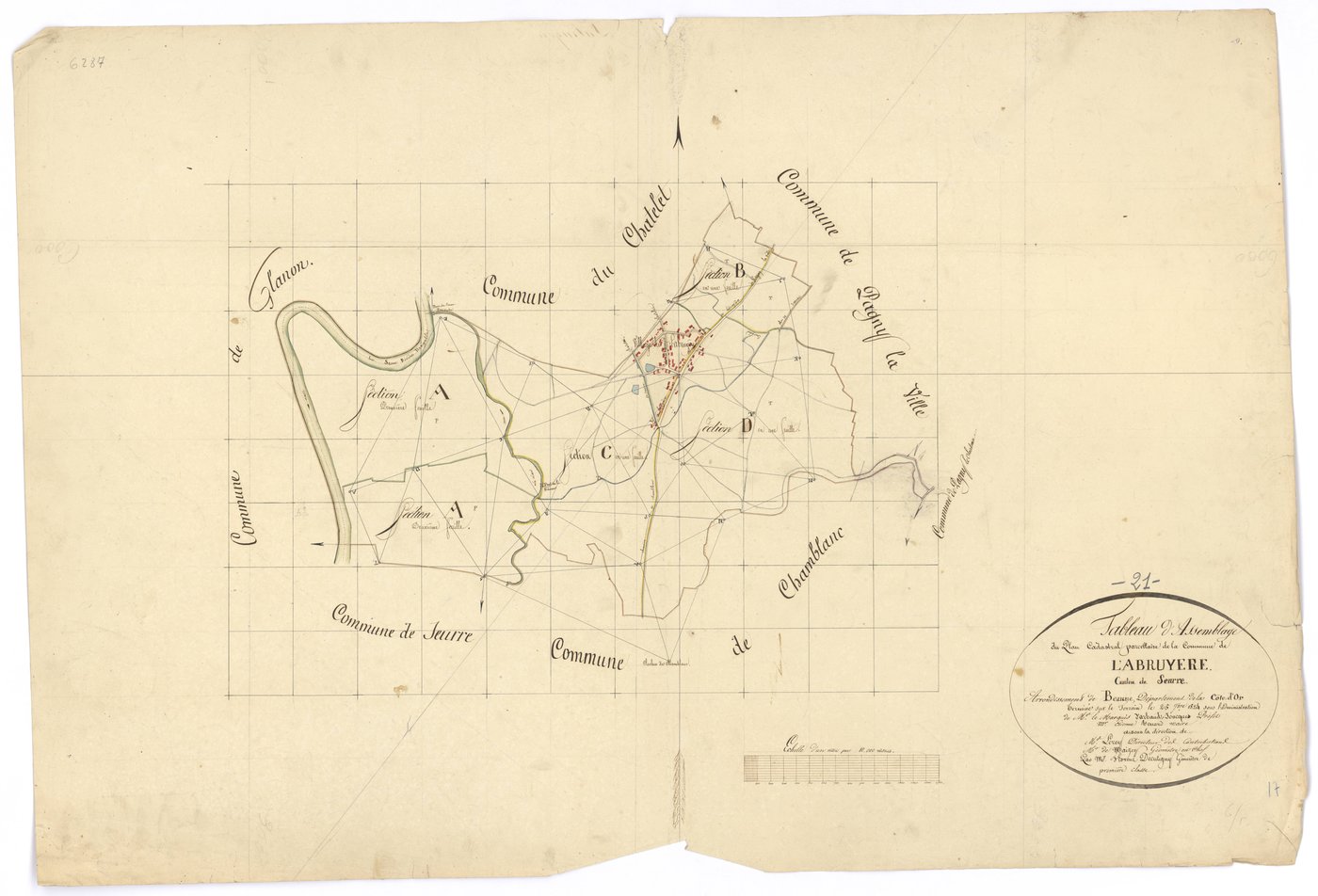 Labruyère - Tableau d'assemblage - 3 P PLAN 117/1