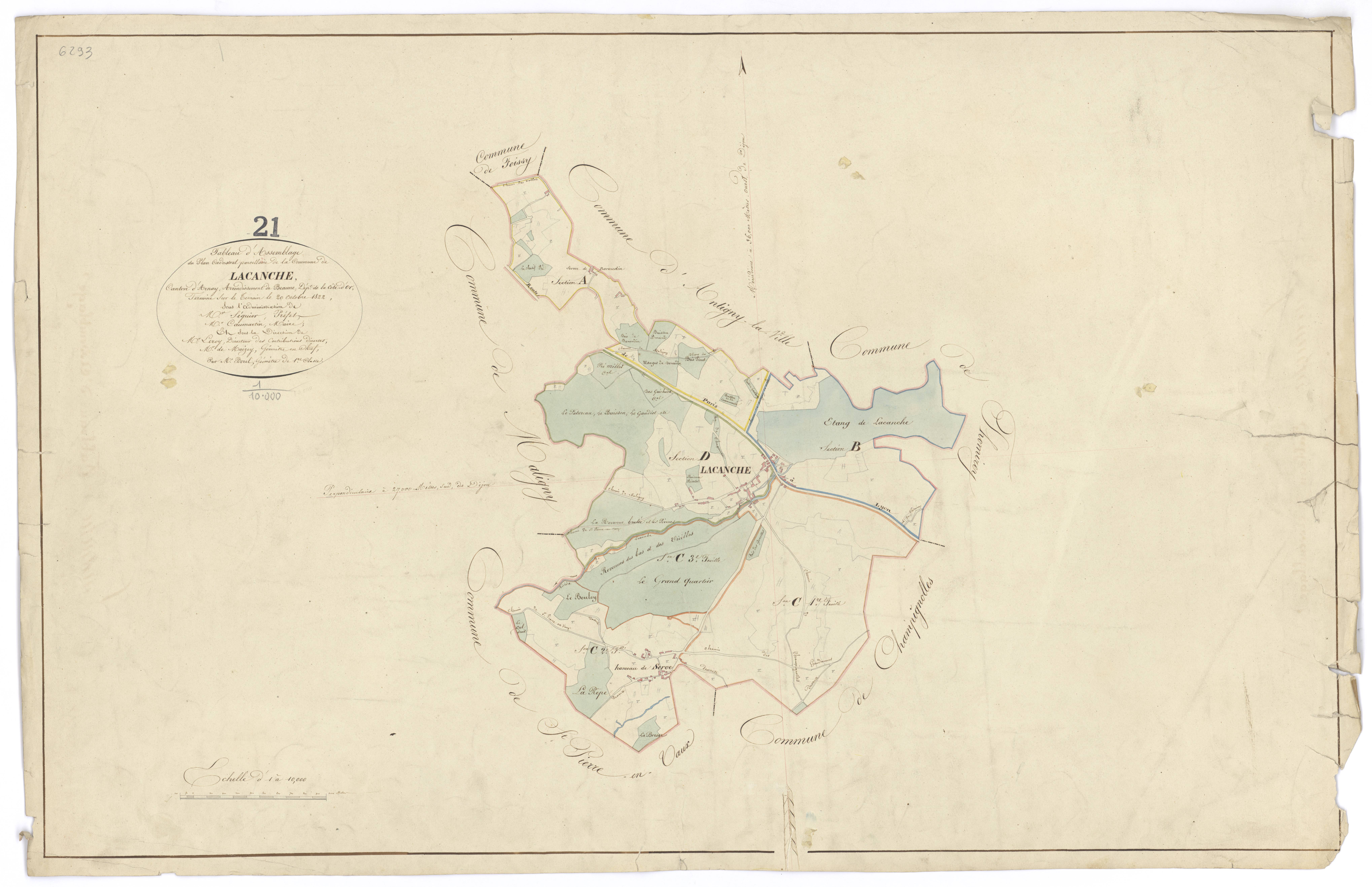 Lacanche - Tableau d'assemblage - 3 P PLAN 128/1