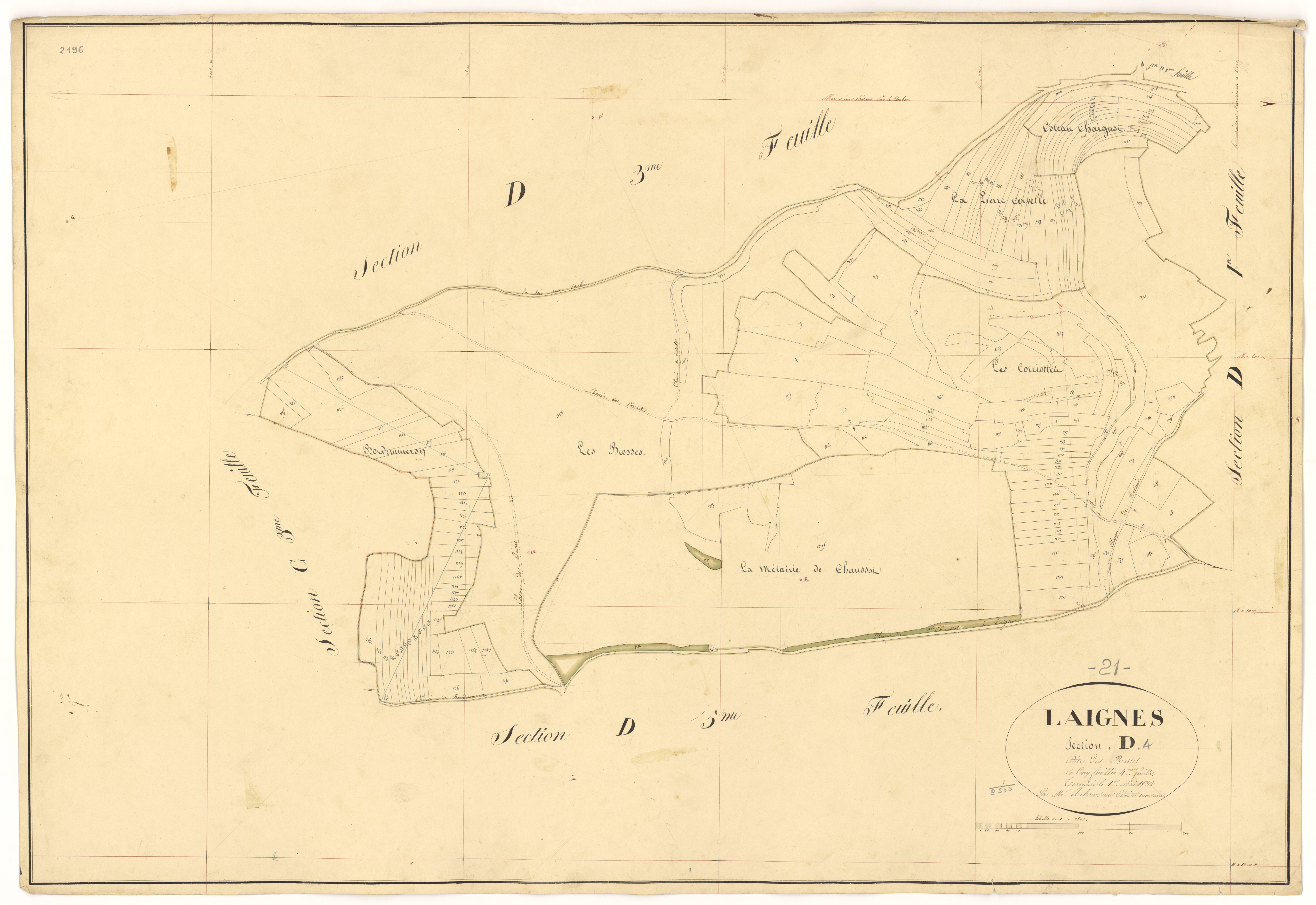 Laignes - Section D4 - 3 P PLAN 338/12