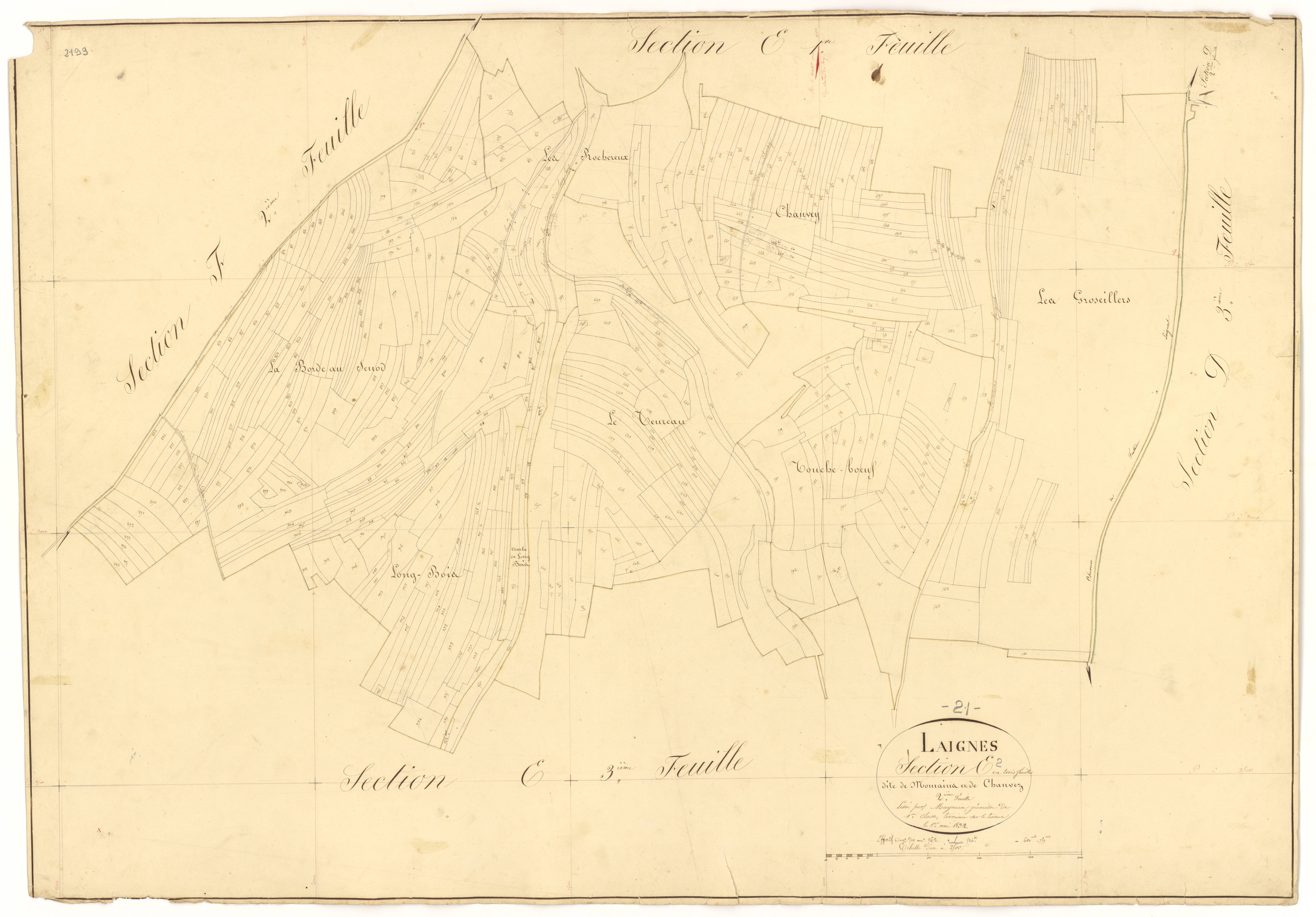Laignes - Section E2 - 3 P PLAN 338/15