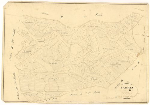 Laignes - Section D1 - 3 P PLAN 338/9