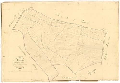Laignes - Section G1 - 3 P PLAN 338/19