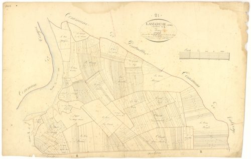 Lamarche-sur-Saône - Section A1 - 3 P PLAN 377/2