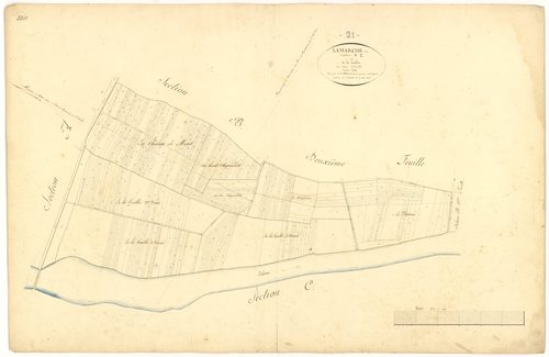Lamarche-sur-Saône - Section B1 - 3 P PLAN 377/4