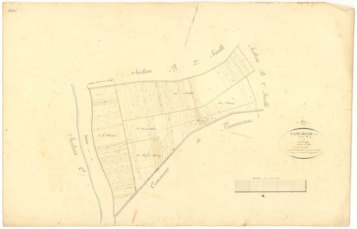 Lamarche-sur-Saône - Section B3 - 3 P PLAN 377/6