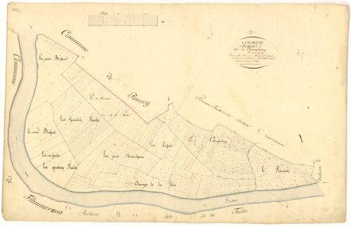 Lamarche-sur-Saône - Section C1 - 3 P PLAN 377/7
