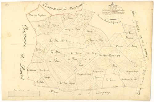 Lamarche-sur-Saône - Section D1 - 3 P PLAN 377/9