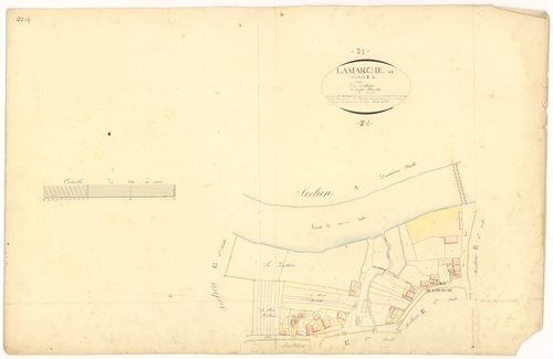 Lamarche-sur-Saône - Section E1 - 3 P PLAN 377/11