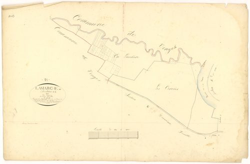Lamarche-sur-Saône - Section G1 - 3 P PLAN 377/17