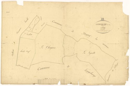 Lamarche-sur-Saône - Section J2 - 3 P PLAN 377/22