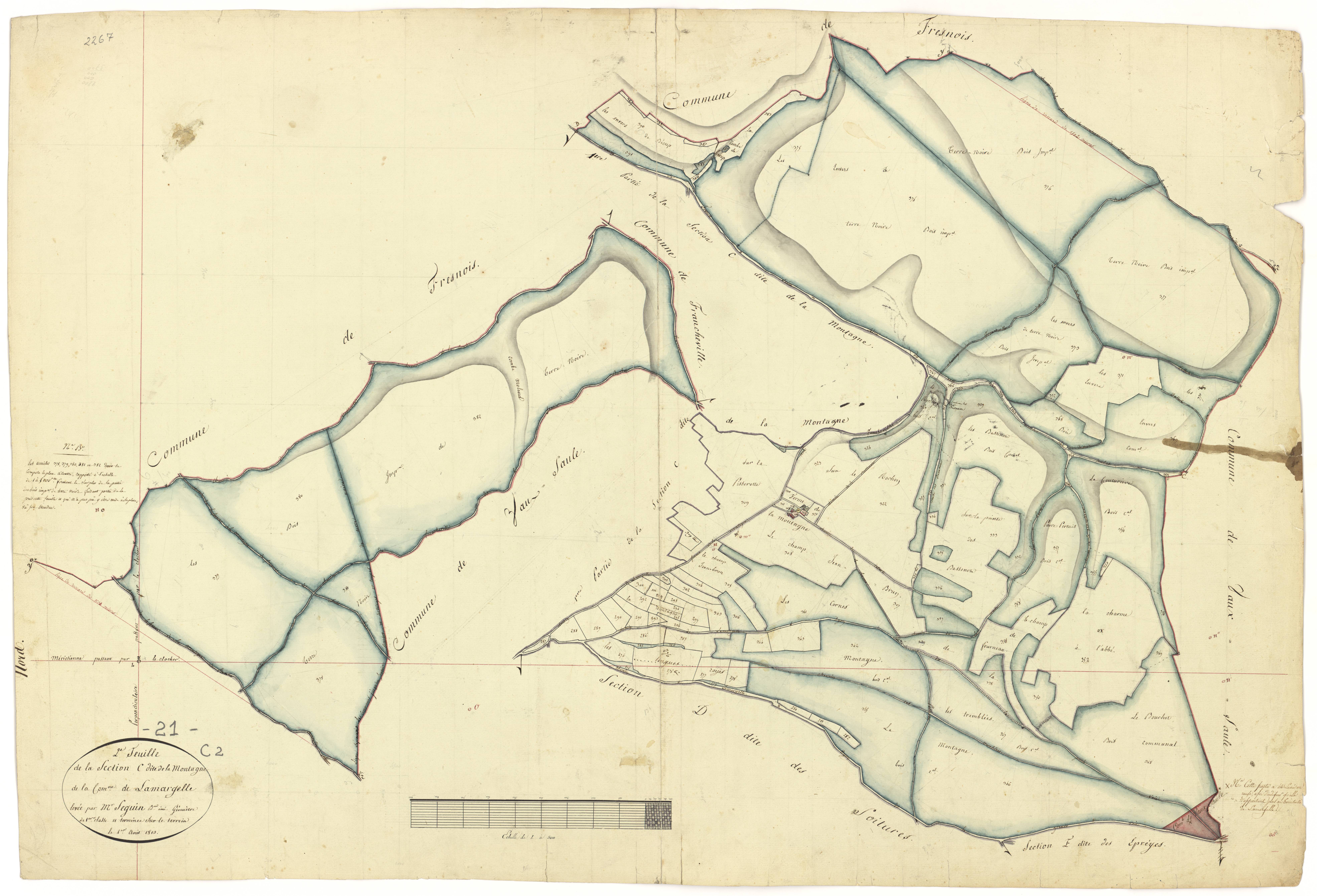 Lamargelle - Section C2 - 3 P PLAN 384/5