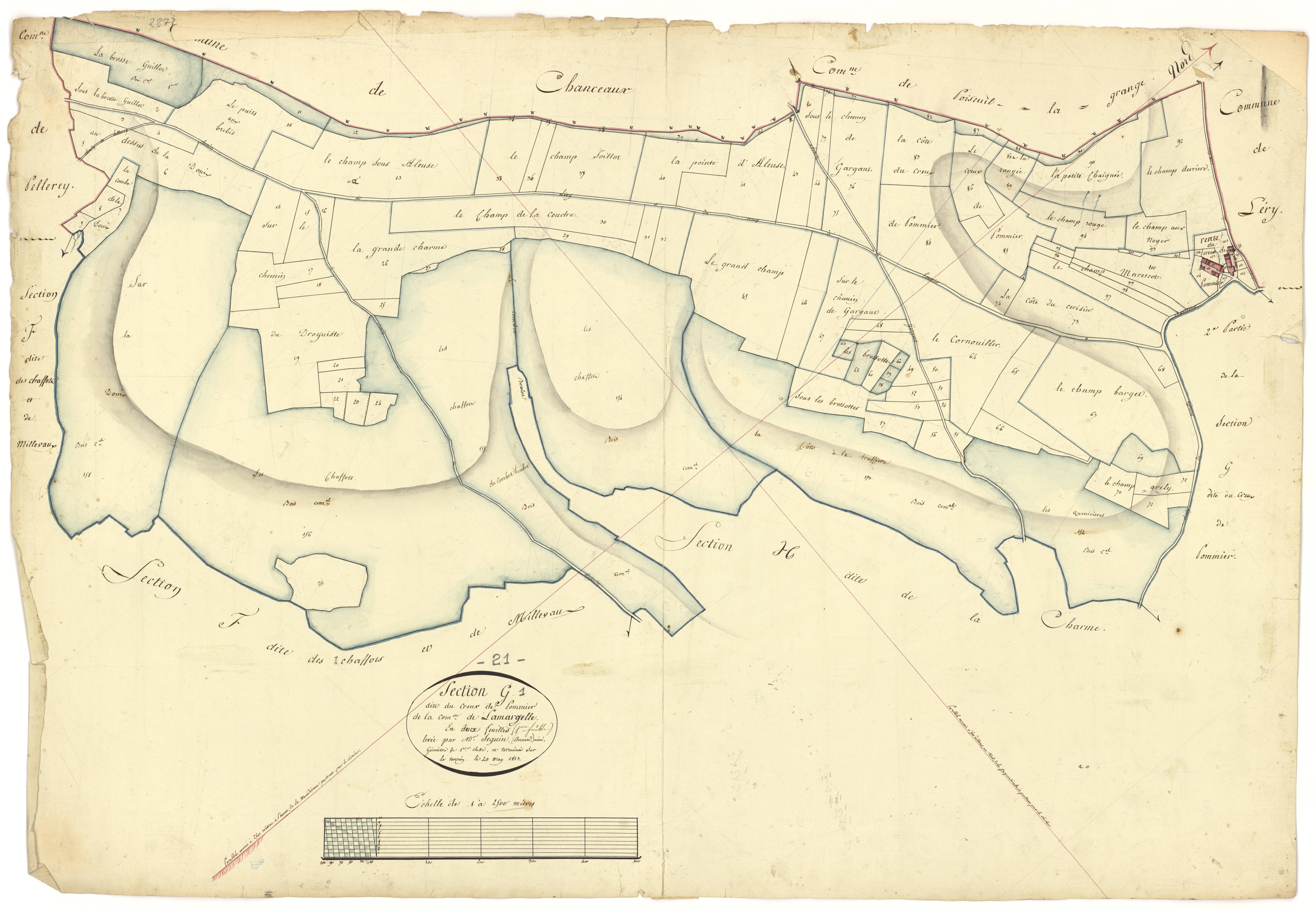 Lamargelle - Section G1 - 3 P PLAN 384/10
