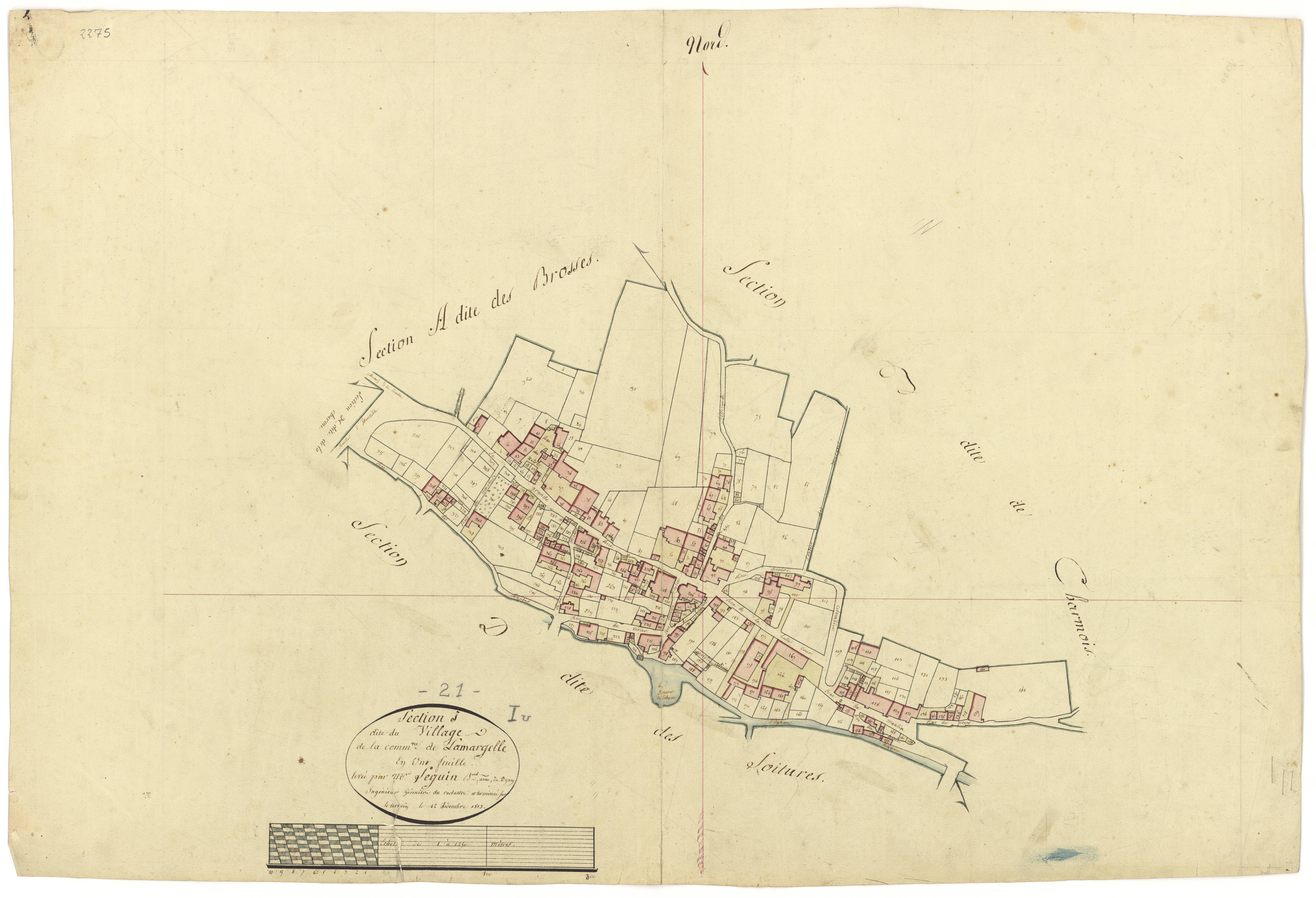 Lamargelle - Section J - 3 P PLAN 384/13