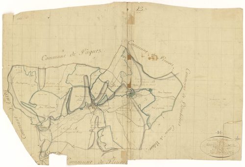 Lantenay - Tableau d'assemblage - 3 P PLAN 339/1