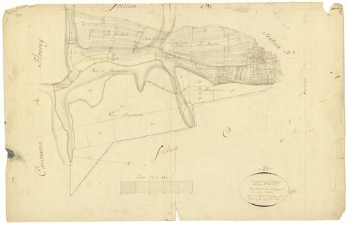 Lantenay - Section B - 3 P PLAN 339/5