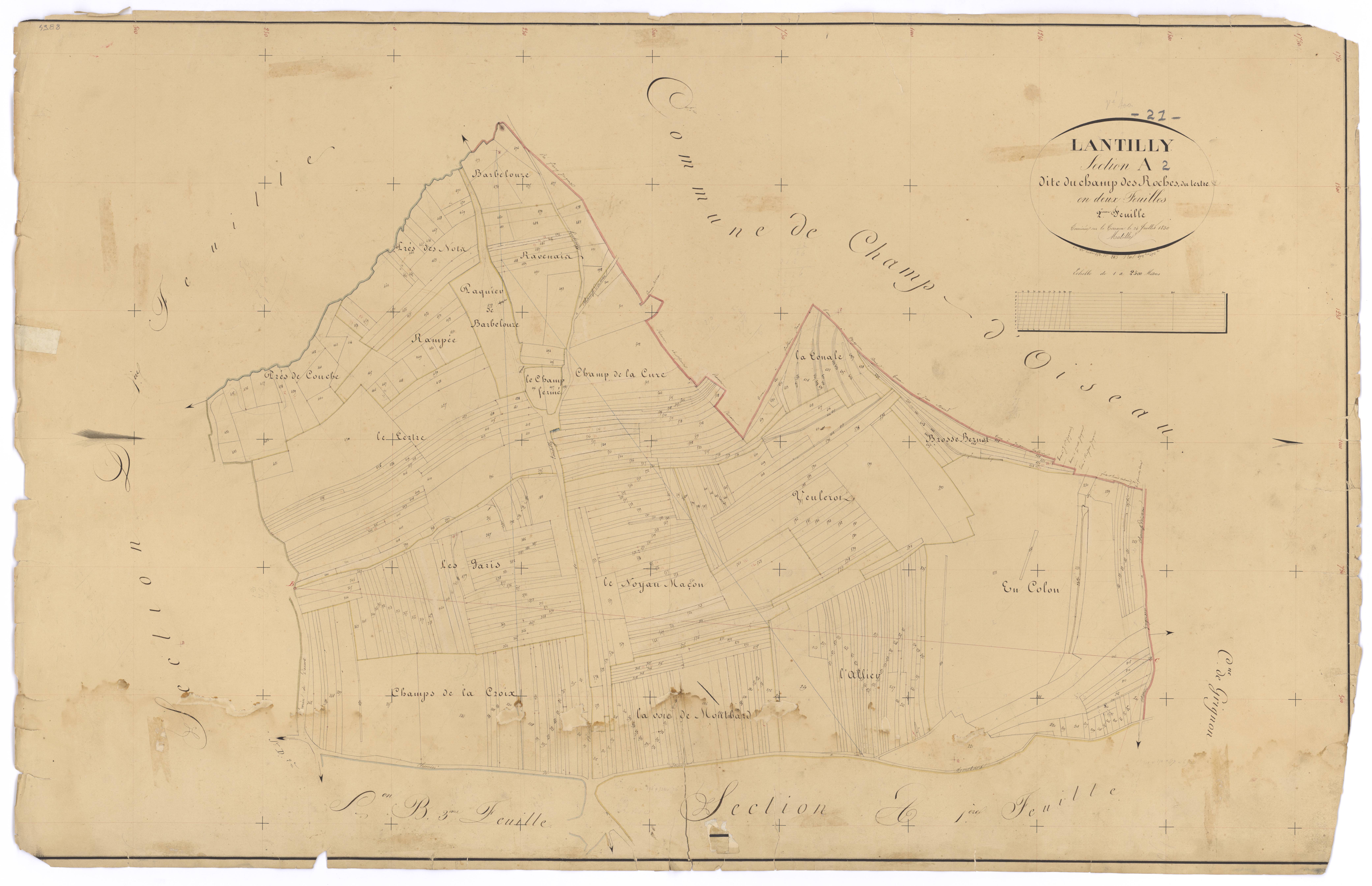 Lantilly - Section A2 - 3 P PLAN 341/3