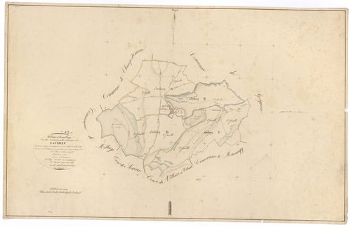 Lantilly - Tableau d'assemblage - 3 P PLAN 341/1