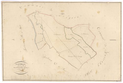 Lantilly - Section C1 - 3 P PLAN 341/7