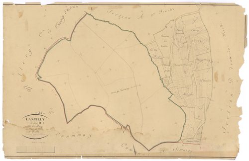 Lantilly - Section D1 - 3 P PLAN 341/10
