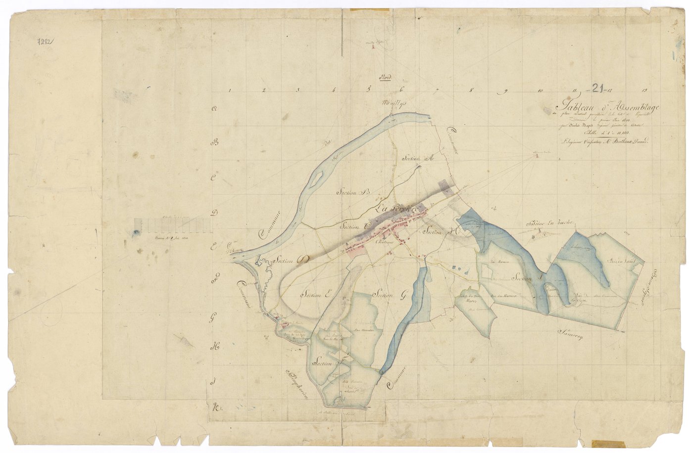 Laperrière-sur-Saône - Tableau d'assemblage - 3 P PLAN 480/1