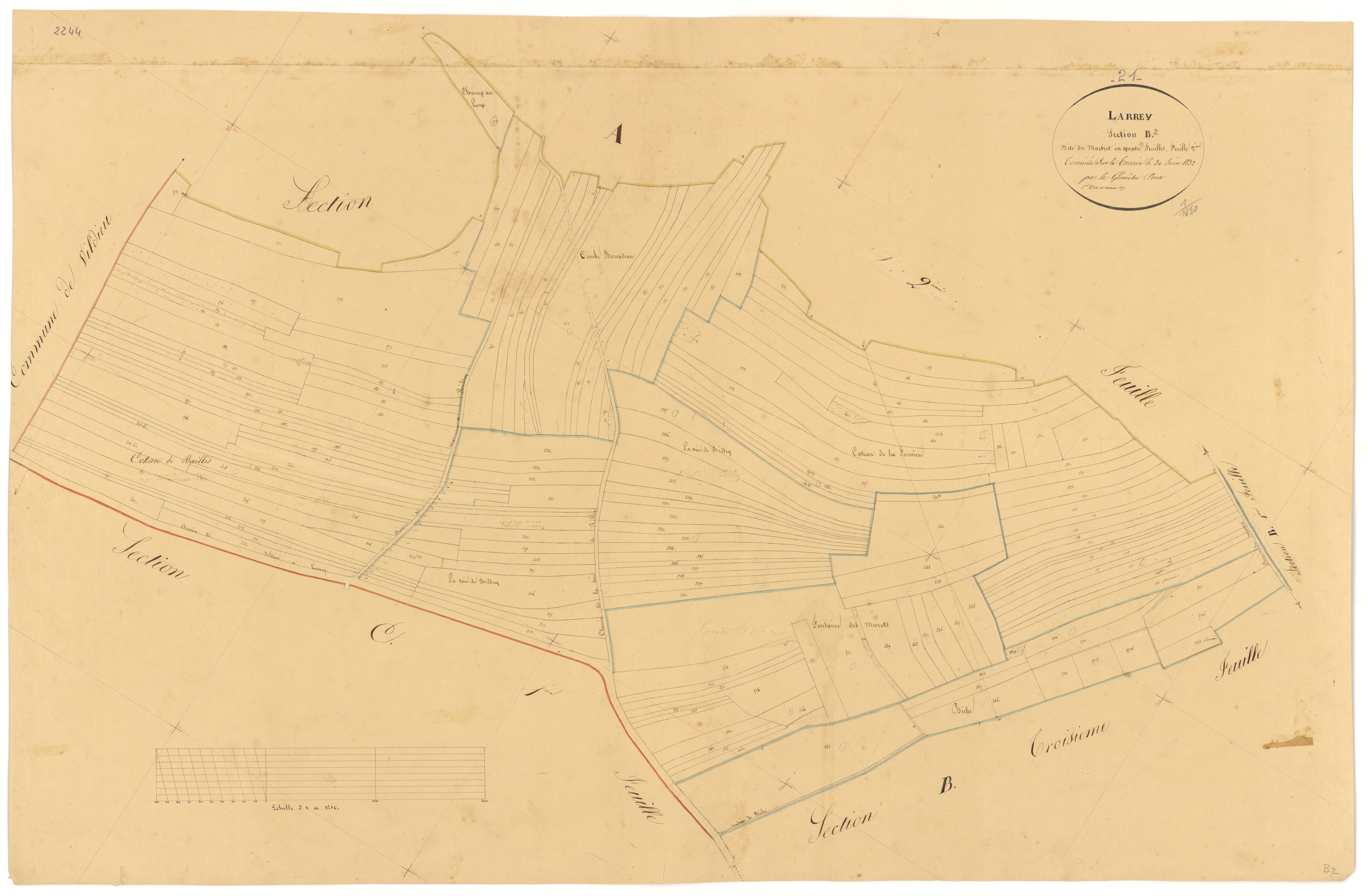 Larrey - Section B2 - 3 P PLAN 342/6