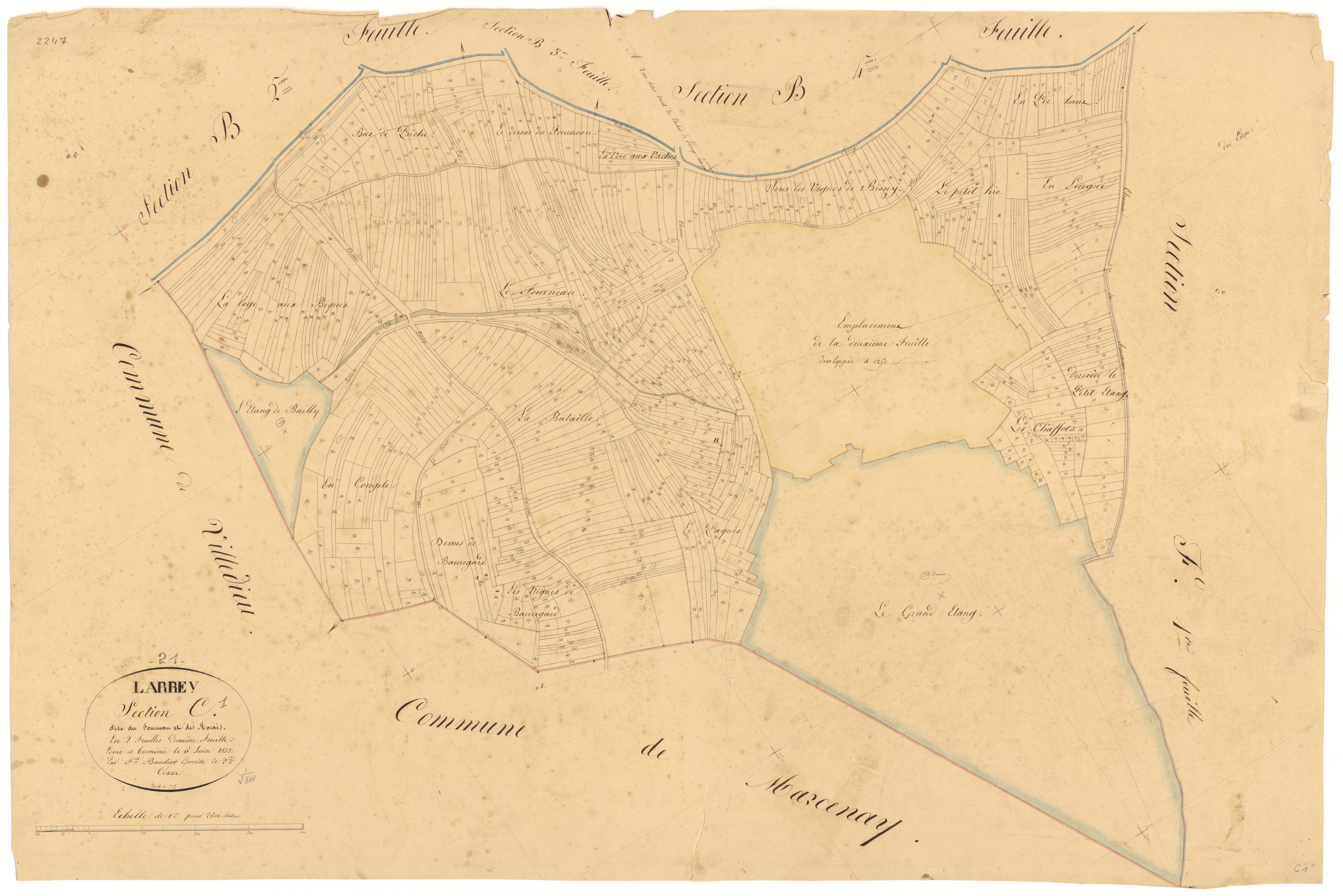 Larrey - Section C1 - 3 P PLAN 342/9