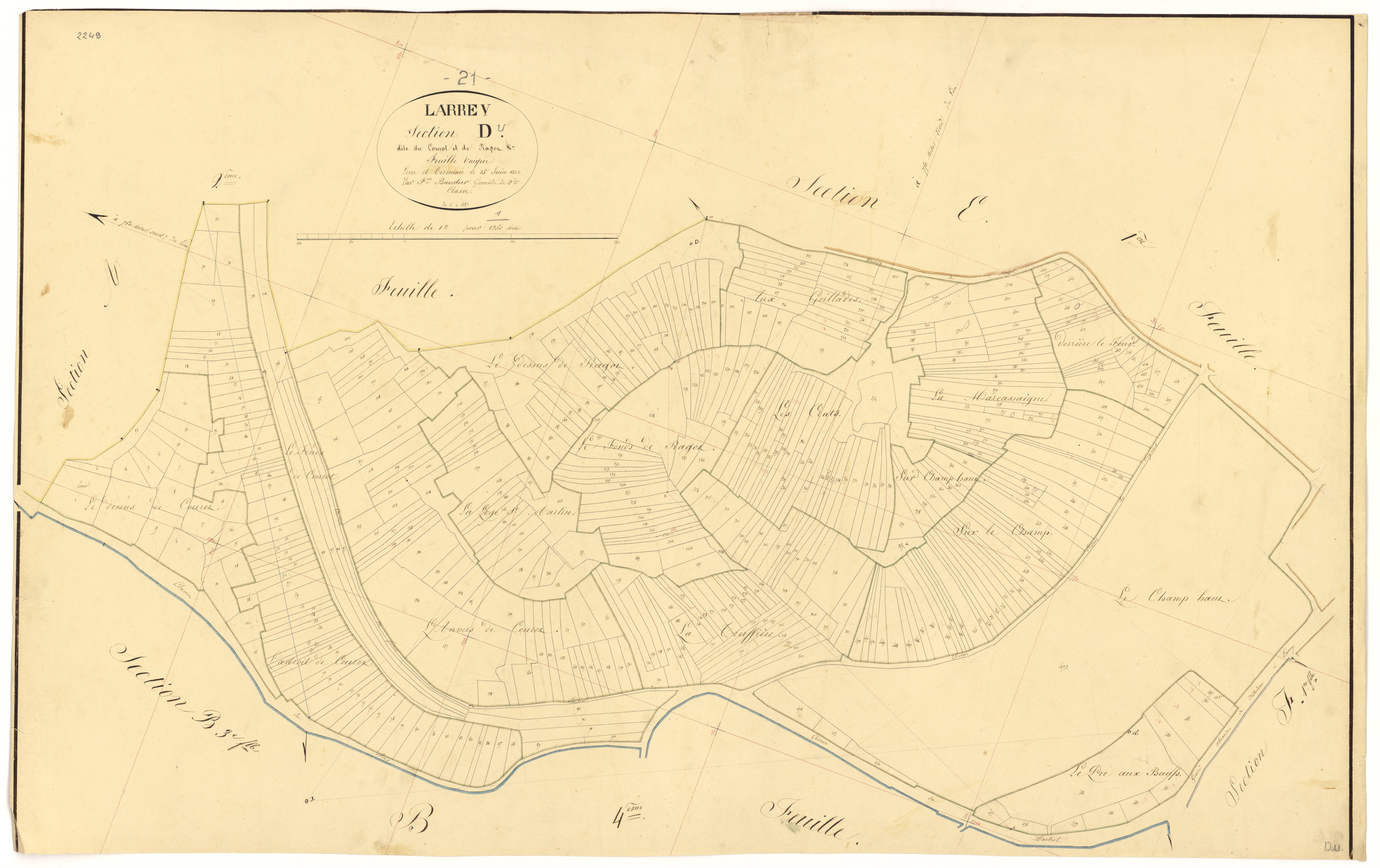 Larrey - Section D - 3 P PLAN 342/11