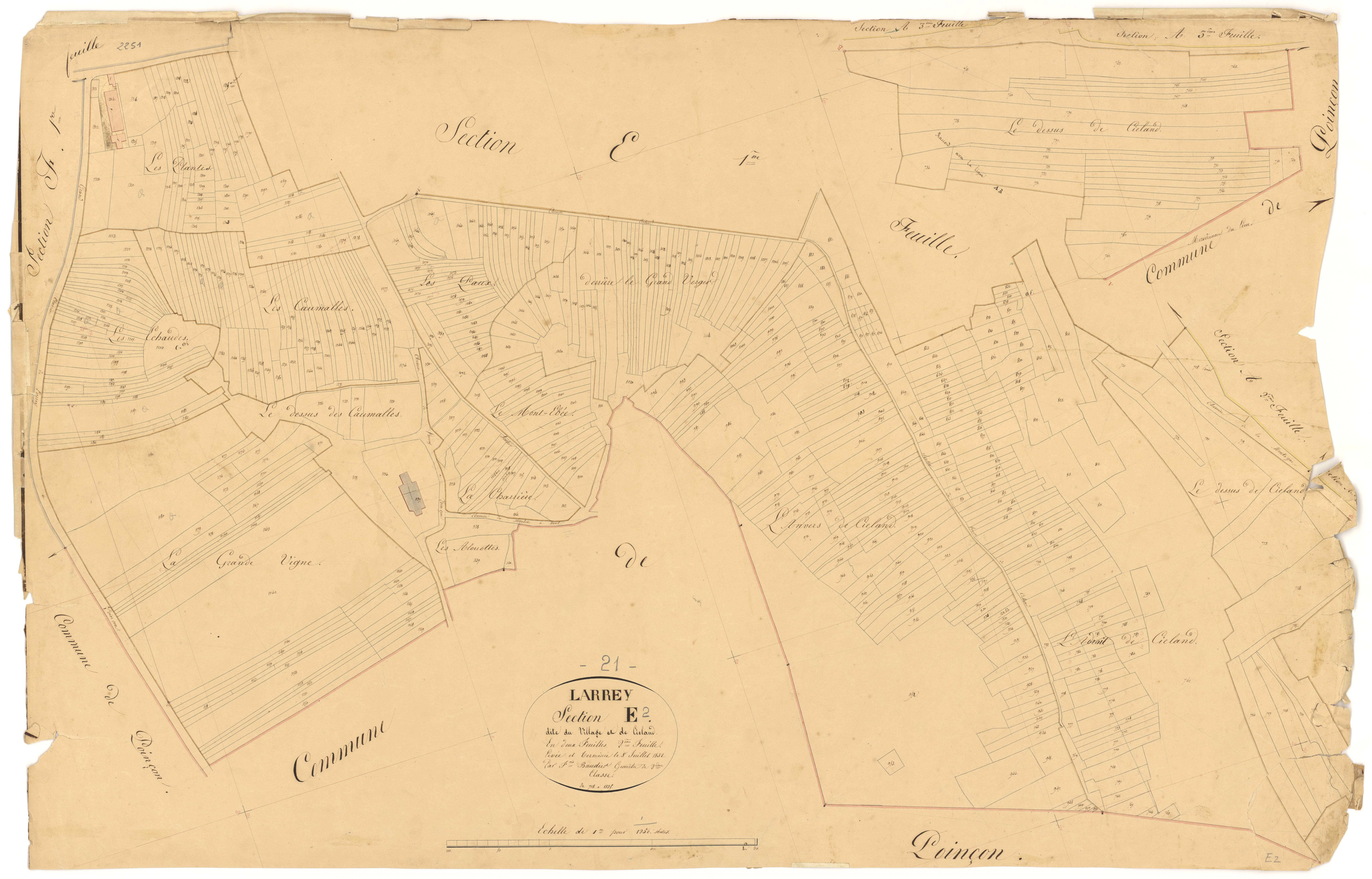 Larrey - Section E2 - 3 P PLAN 342/13