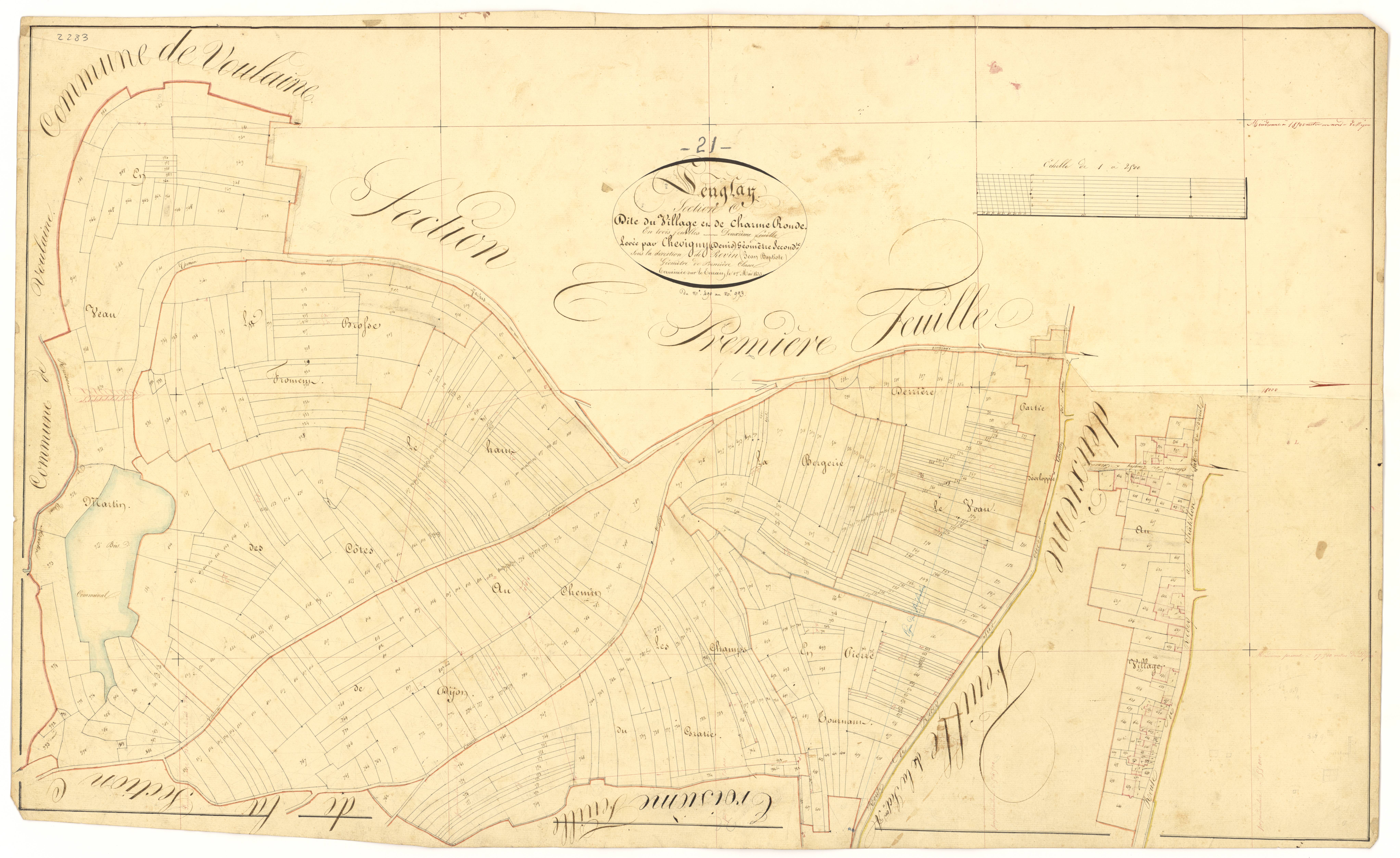 Leuglay - Section C2 - 3 P PLAN 344/8