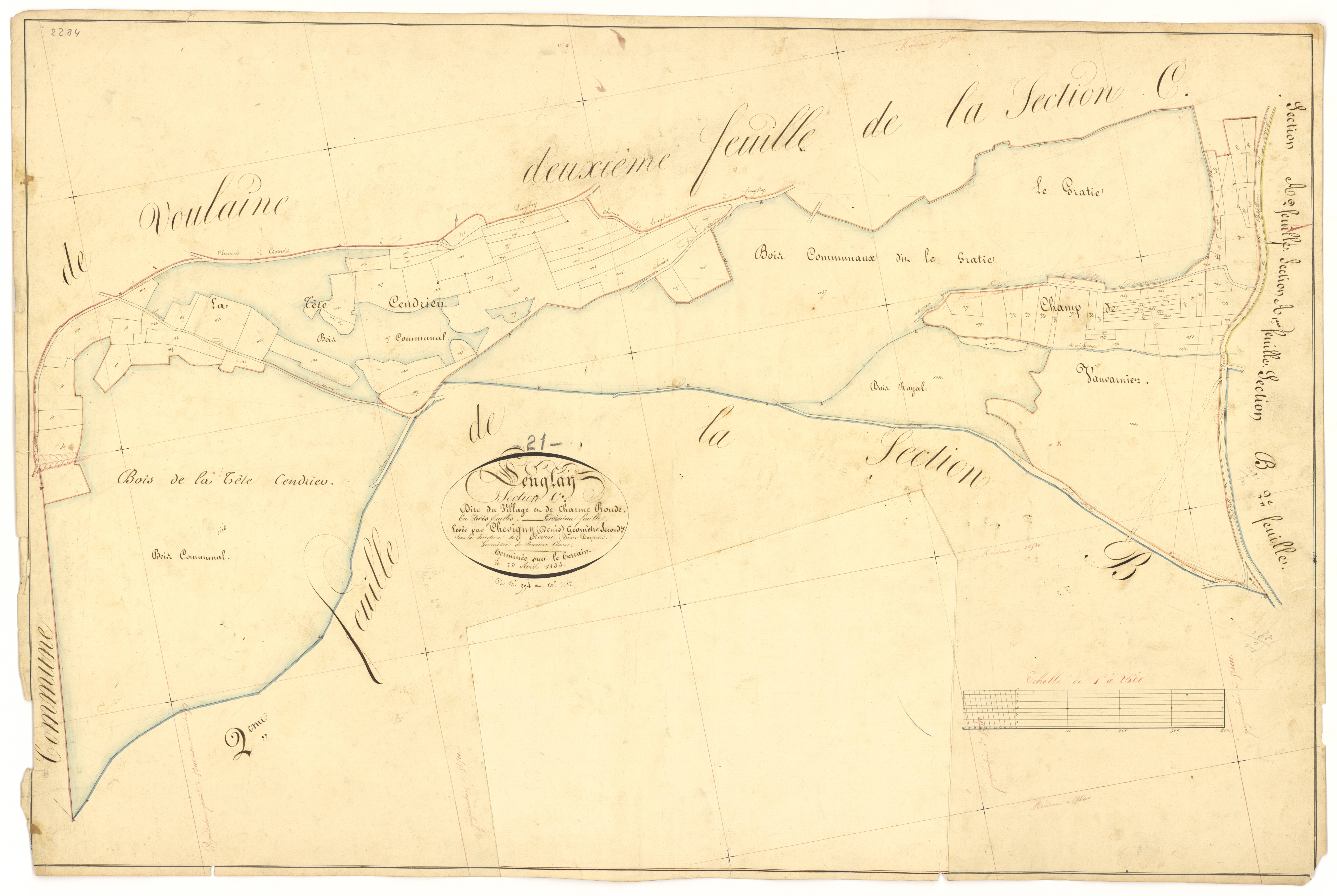 Leuglay - Section C3 - 3 P PLAN 344/9