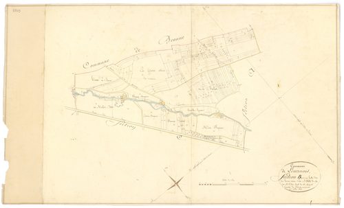 Levernois - Section B - 3 P PLAN 665/3