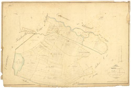 Licey-sur-Vingeanne - Section A1 - 3 P PLAN 345/3