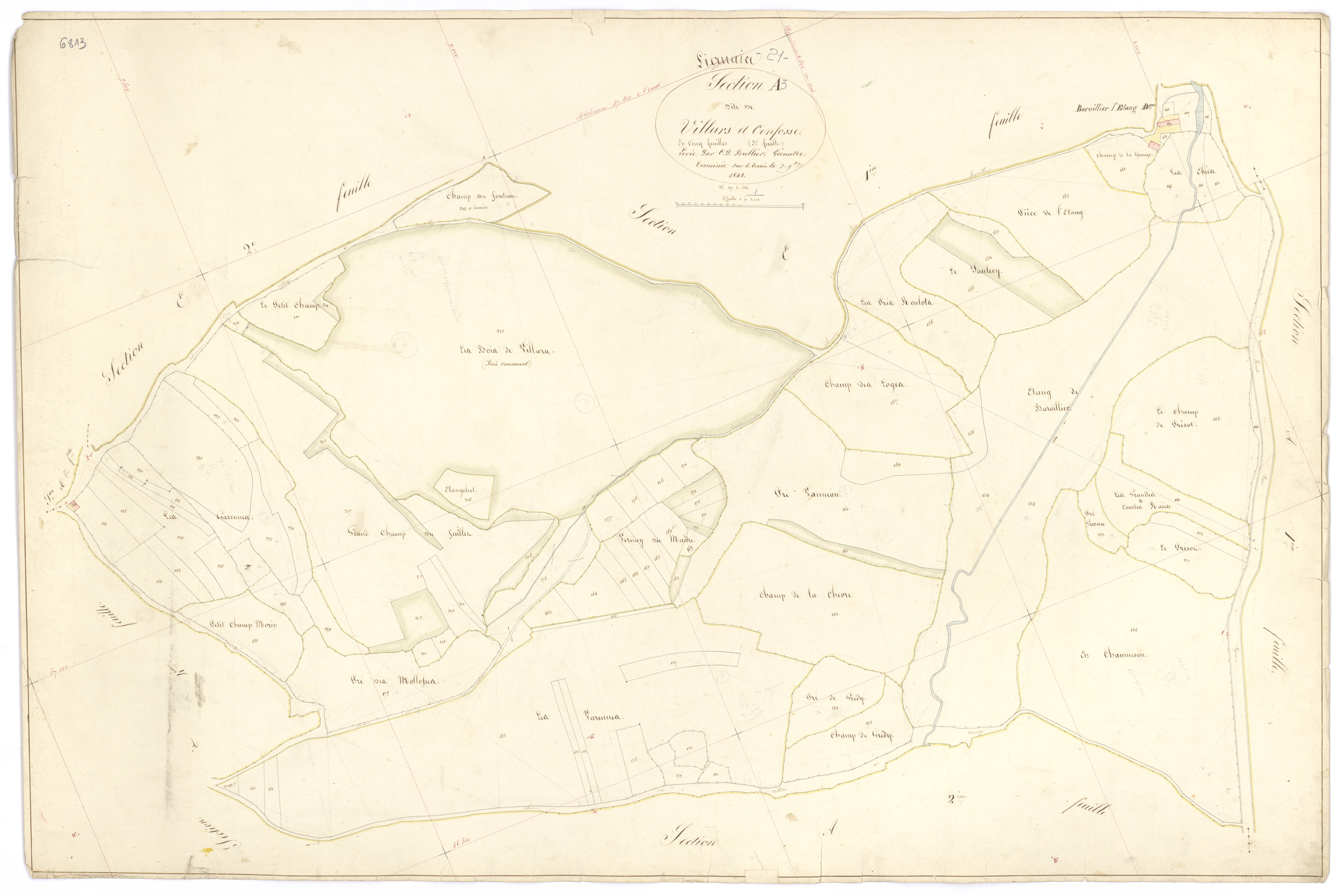Liernais - Section A3 - 3 P PLAN 346/4