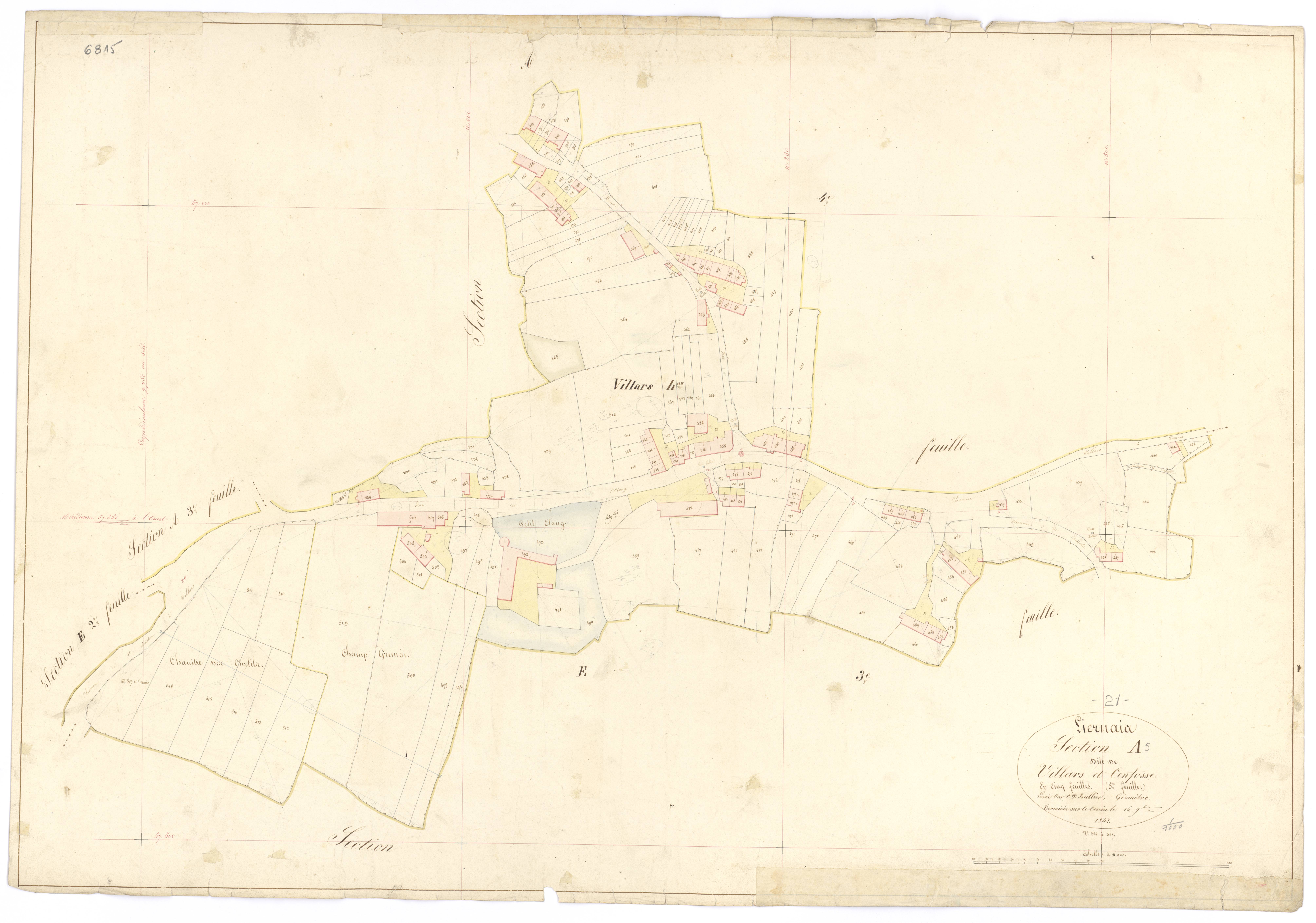 Liernais - Section A5 - 3 P PLAN 346/6