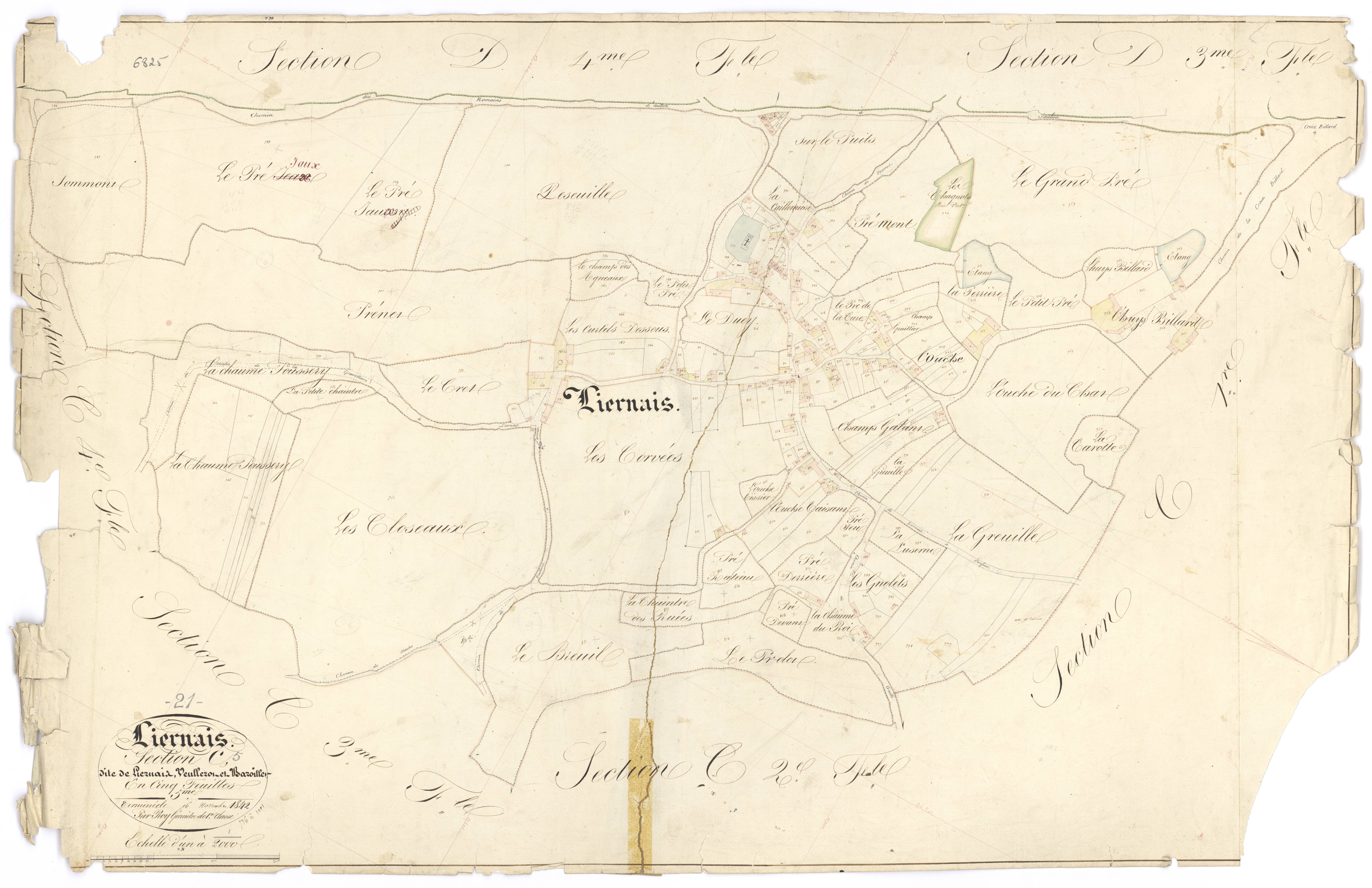 Liernais - Section C5 - 3 P PLAN 346/16