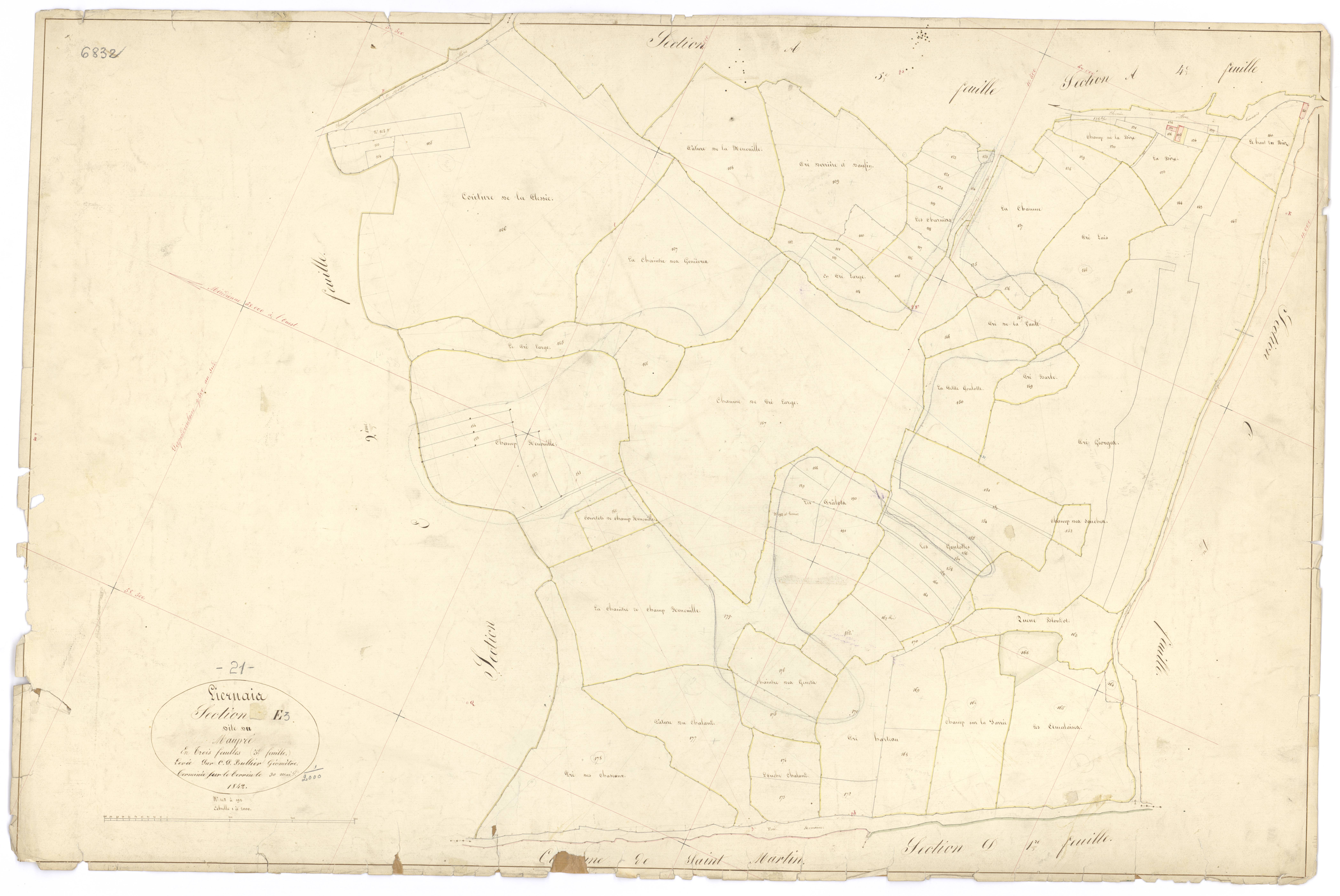 Liernais - Section E3 - 3 P PLAN 346/23
