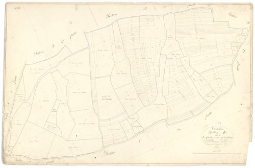 Liernais - Section B3 - 3 P PLAN 346/9