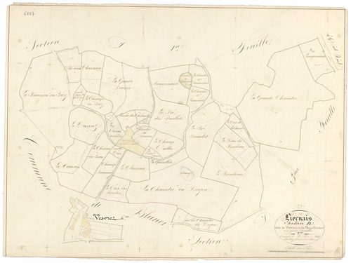 Liernais - Section D2 - 3 P PLAN 346/18