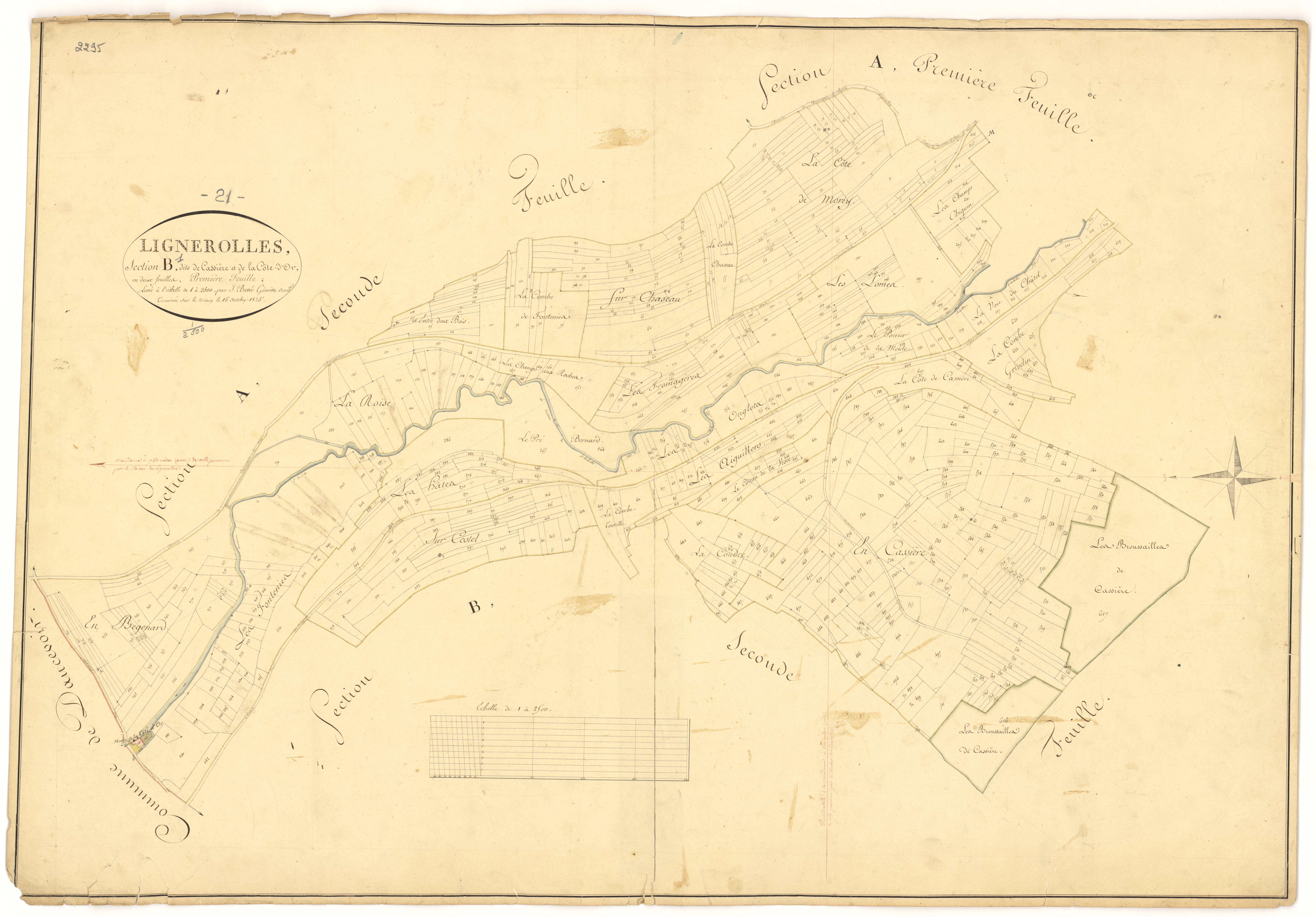 Lignerolles - Section B1 - 3 P PLAN 347/4