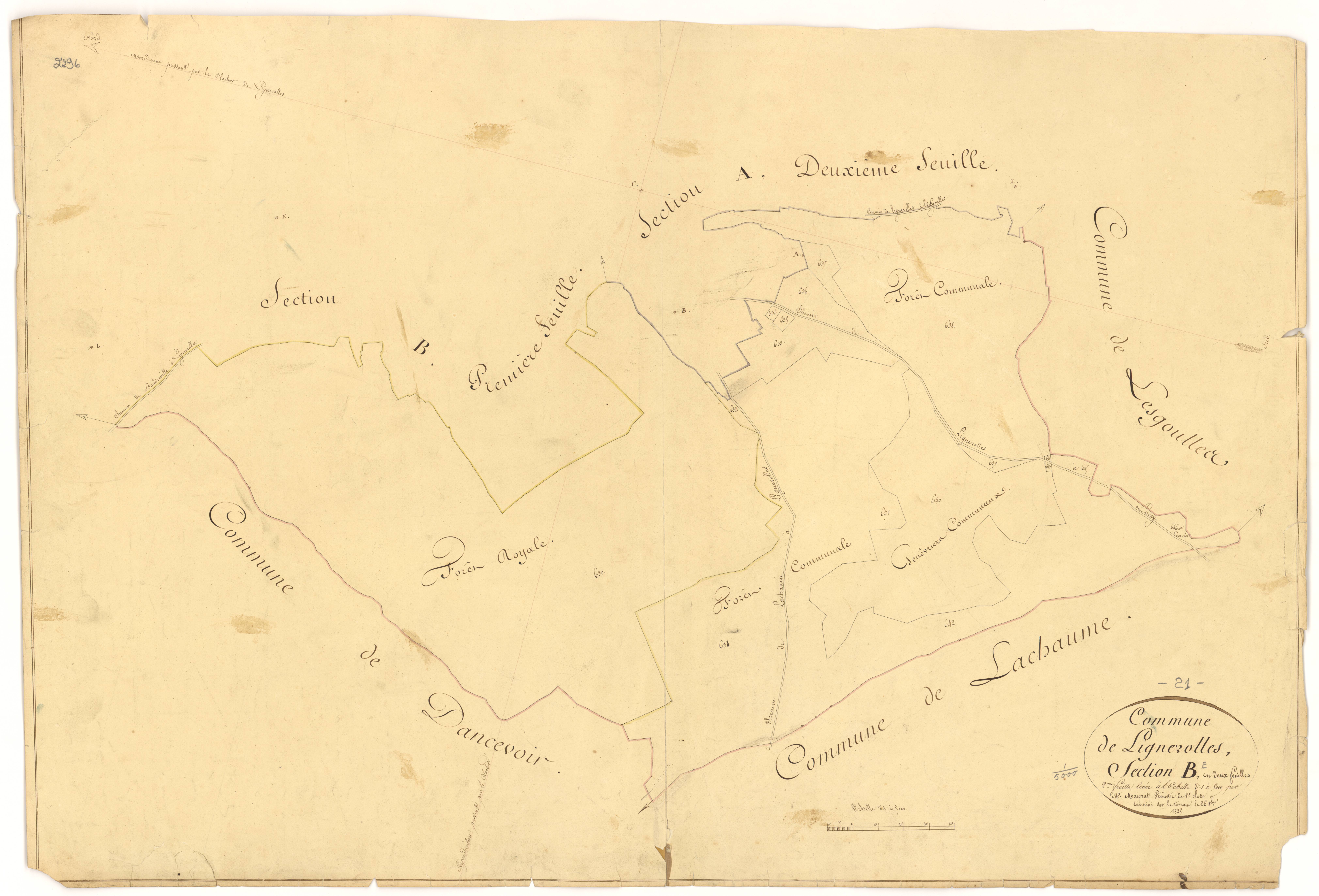 Lignerolles - Section B2 - 3 P PLAN 347/5