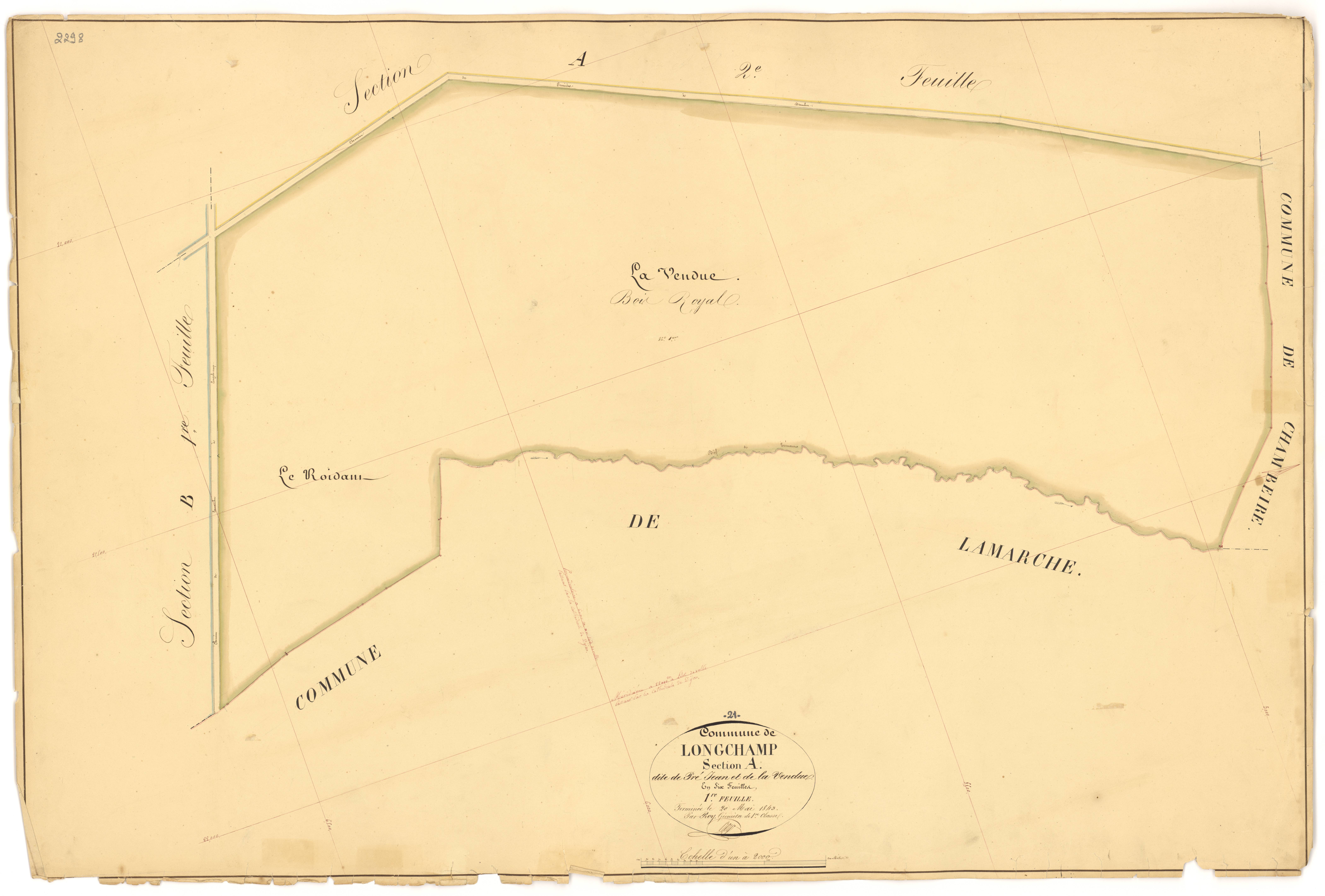 Longchamp - Section A1 - 3 P PLAN 348/2